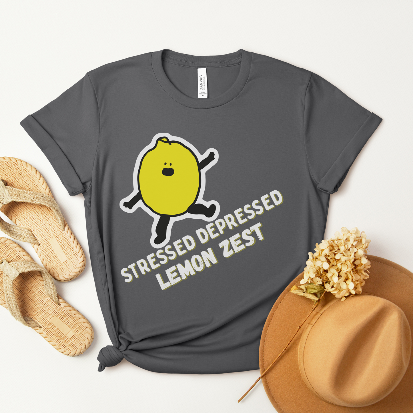 Stressed Depressed Lemon Zest™ | Staple Graphic Tee