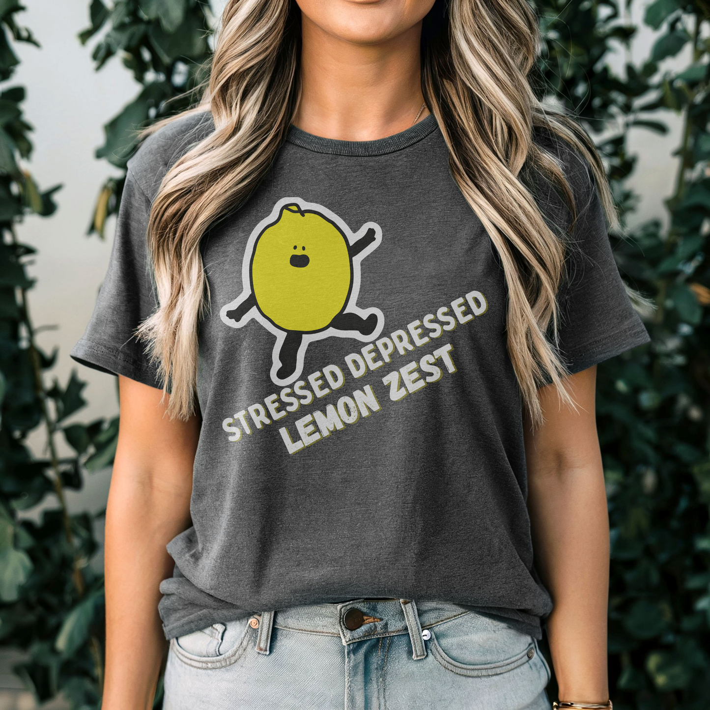 Stressed Depressed Lemon Zest™ | Staple Graphic Tee