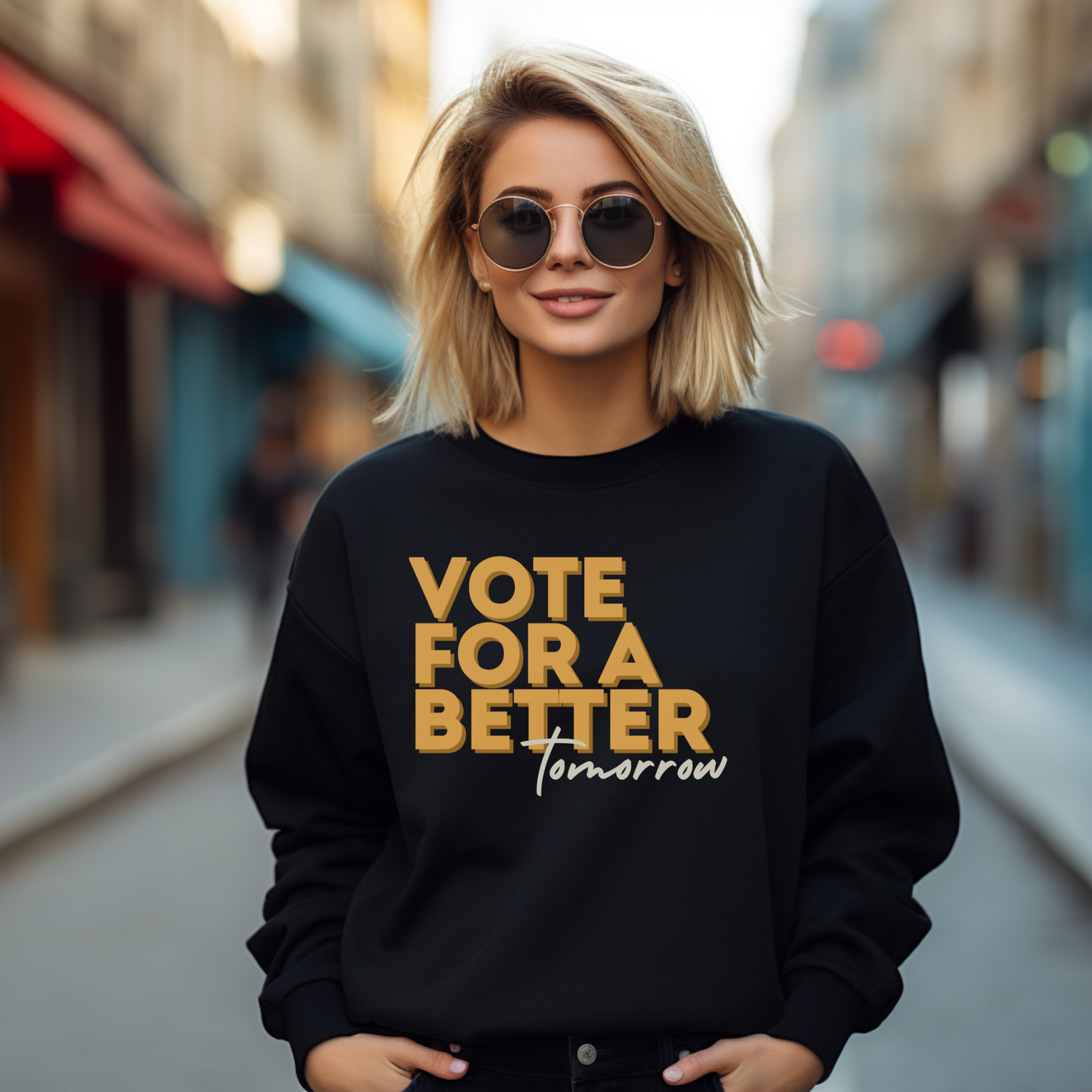 Vote For A Better Tomorrow™ | Graphic Sweatshirt