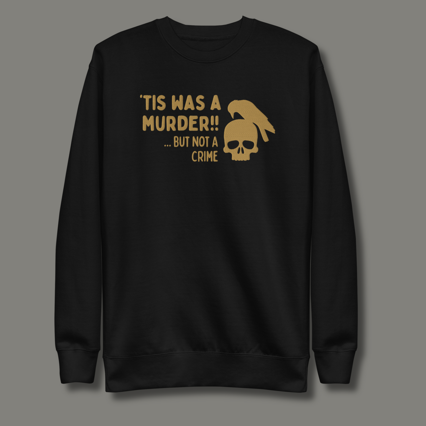 Murder of Crows™ | Premium Embroidered Sweatshirt