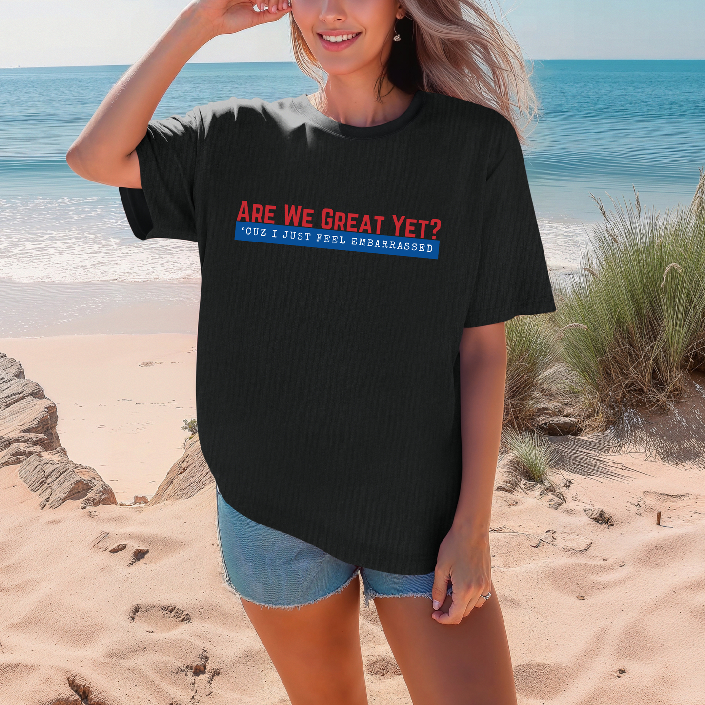 Are We Great Yet?™ | Heavyweight Graphic Tee