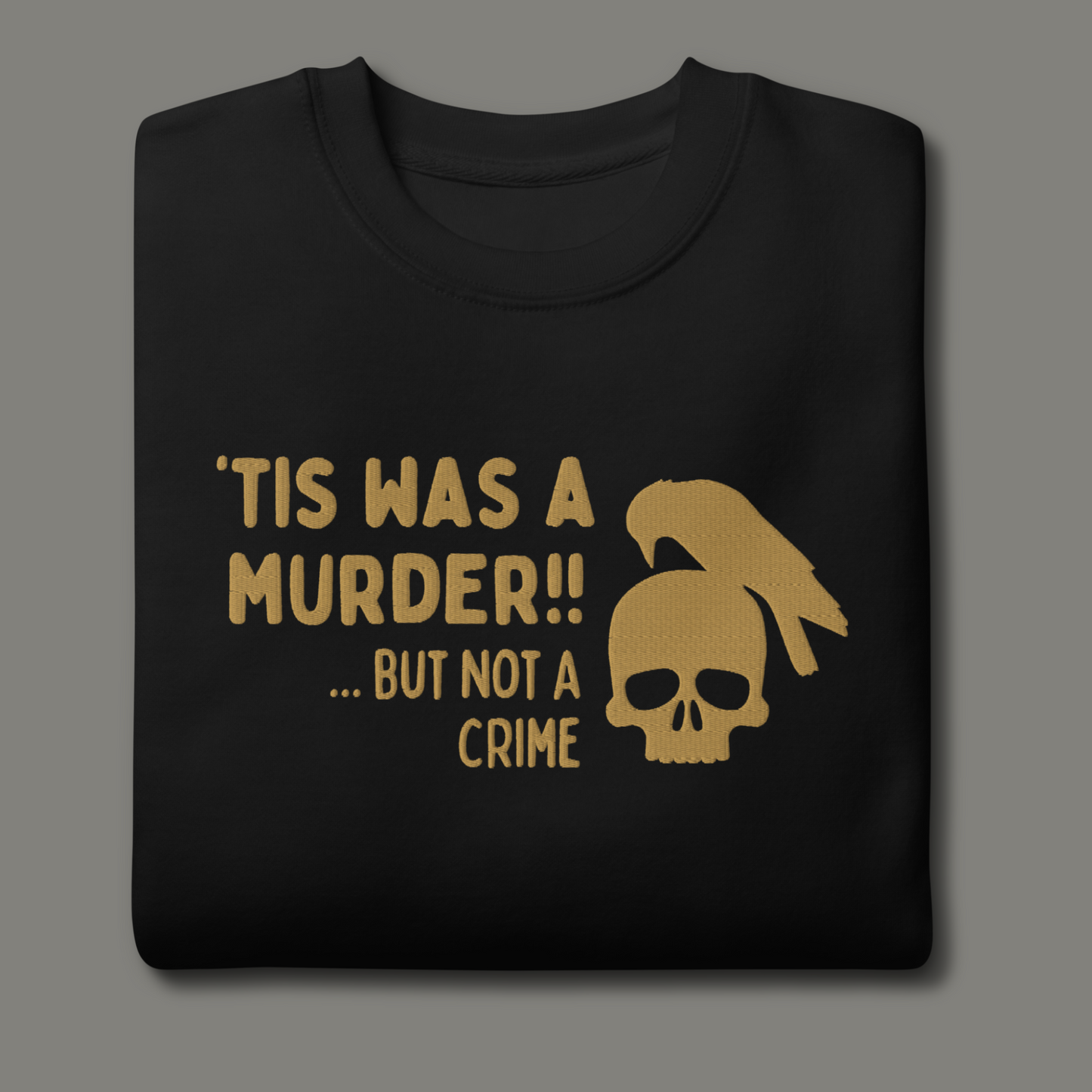 Murder of Crows™ | Premium Embroidered Sweatshirt