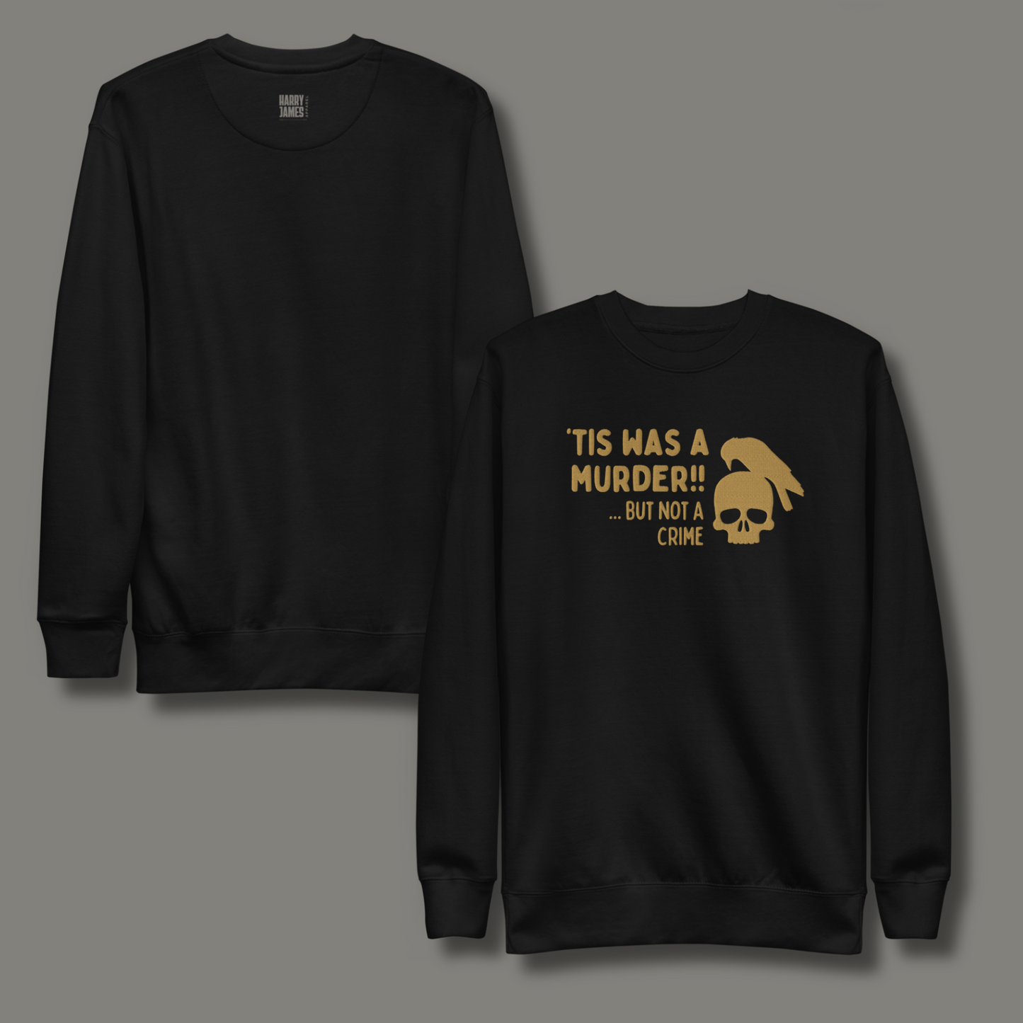 Murder of Crows™ | Premium Embroidered Sweatshirt