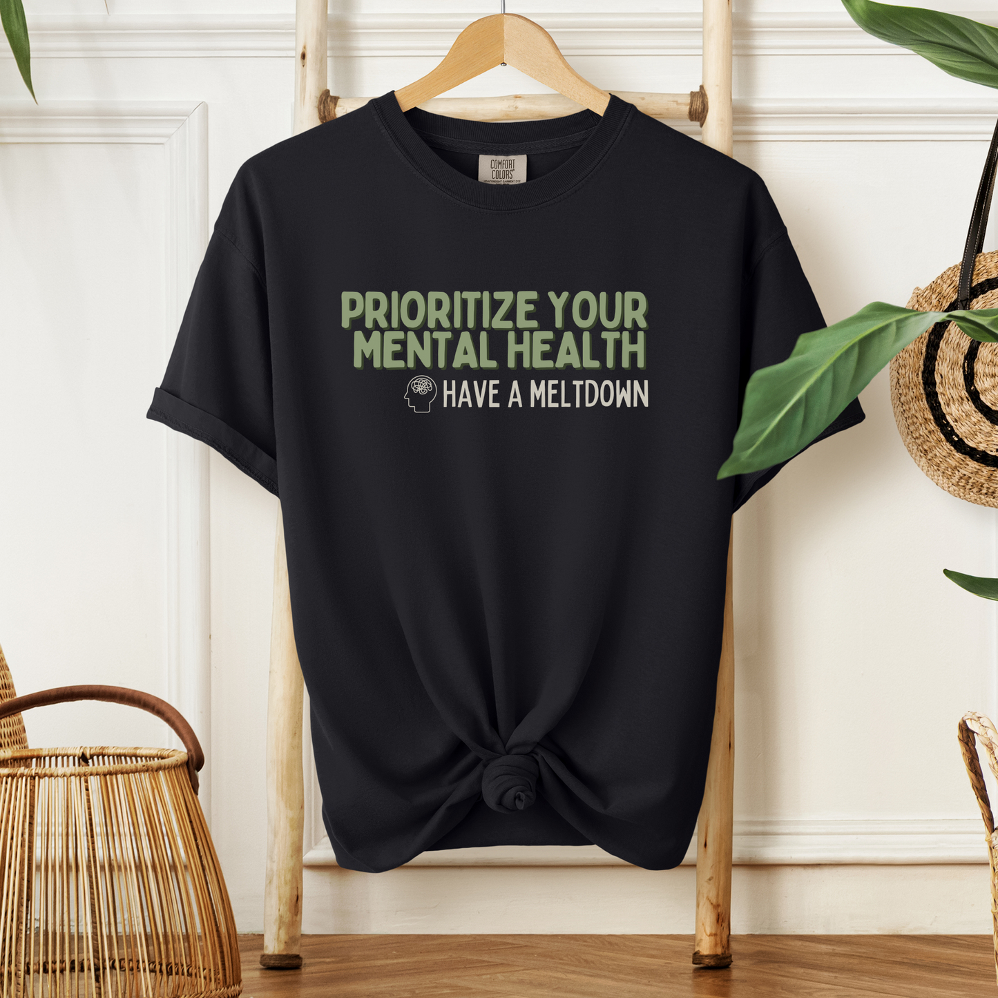 Prioritize Your Mental Health™ | Heavyweight Graphic Tee