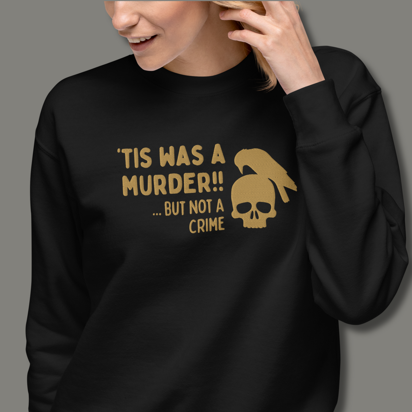 Murder of Crows™ | Premium Embroidered Sweatshirt
