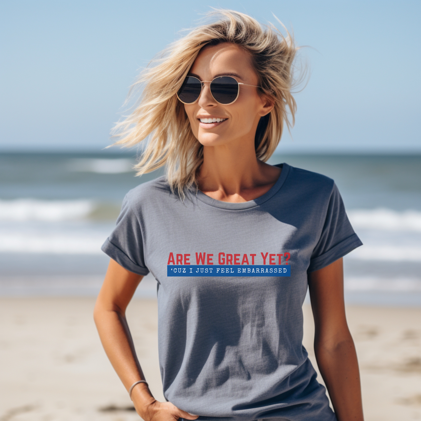 Are We Great Yet?™ | Heavyweight Graphic Tee
