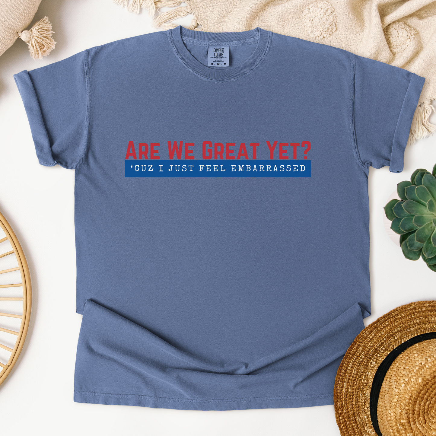 Are We Great Yet?™ | Heavyweight Graphic Tee