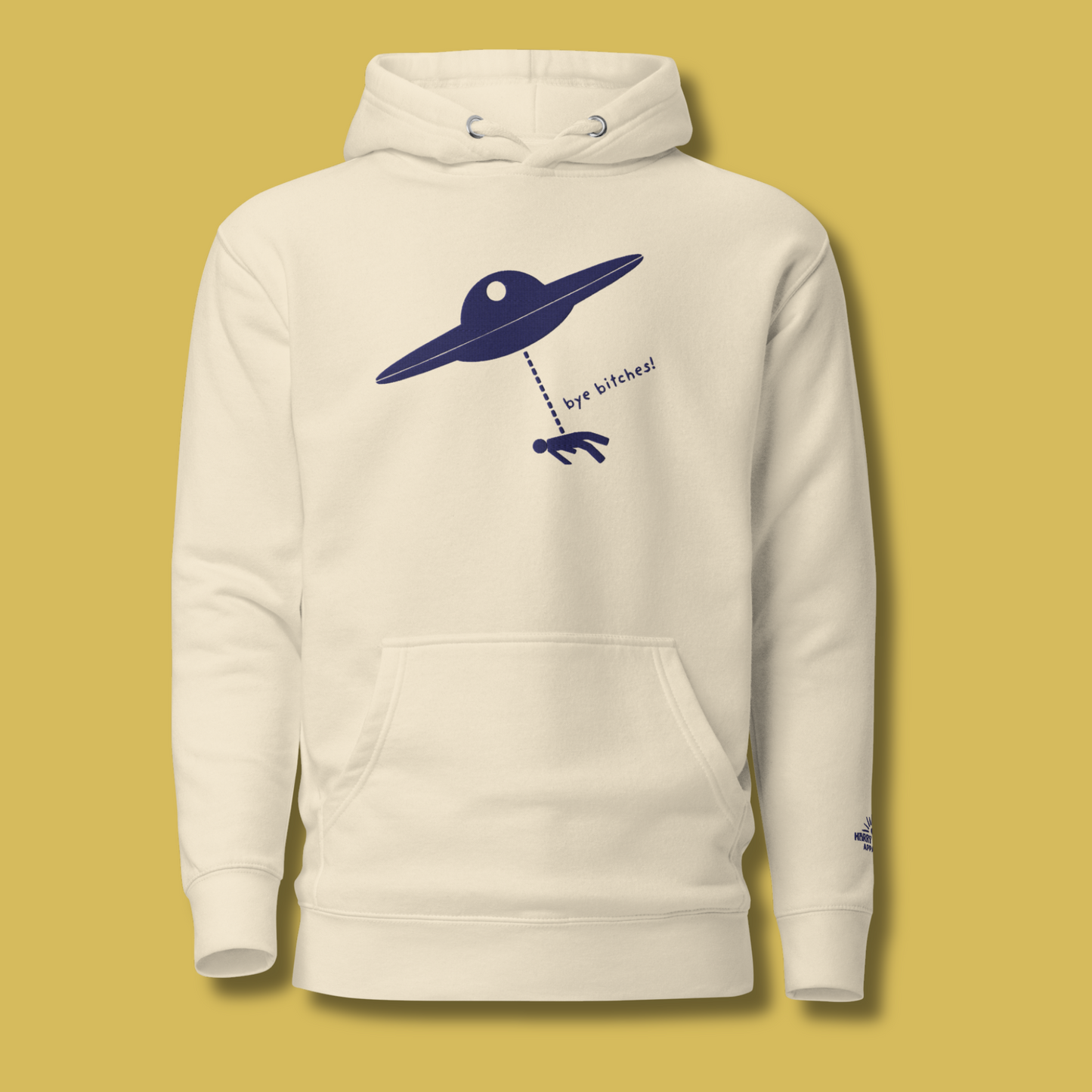 I Rather Get Abducted By Aliens™ Premium Embroidered Hoodie