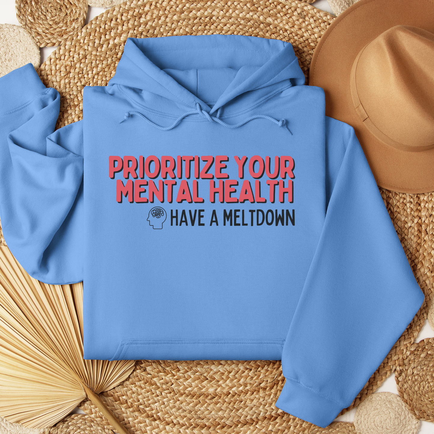 Prioritize Your Mental Health™ | Graphic Hoodie