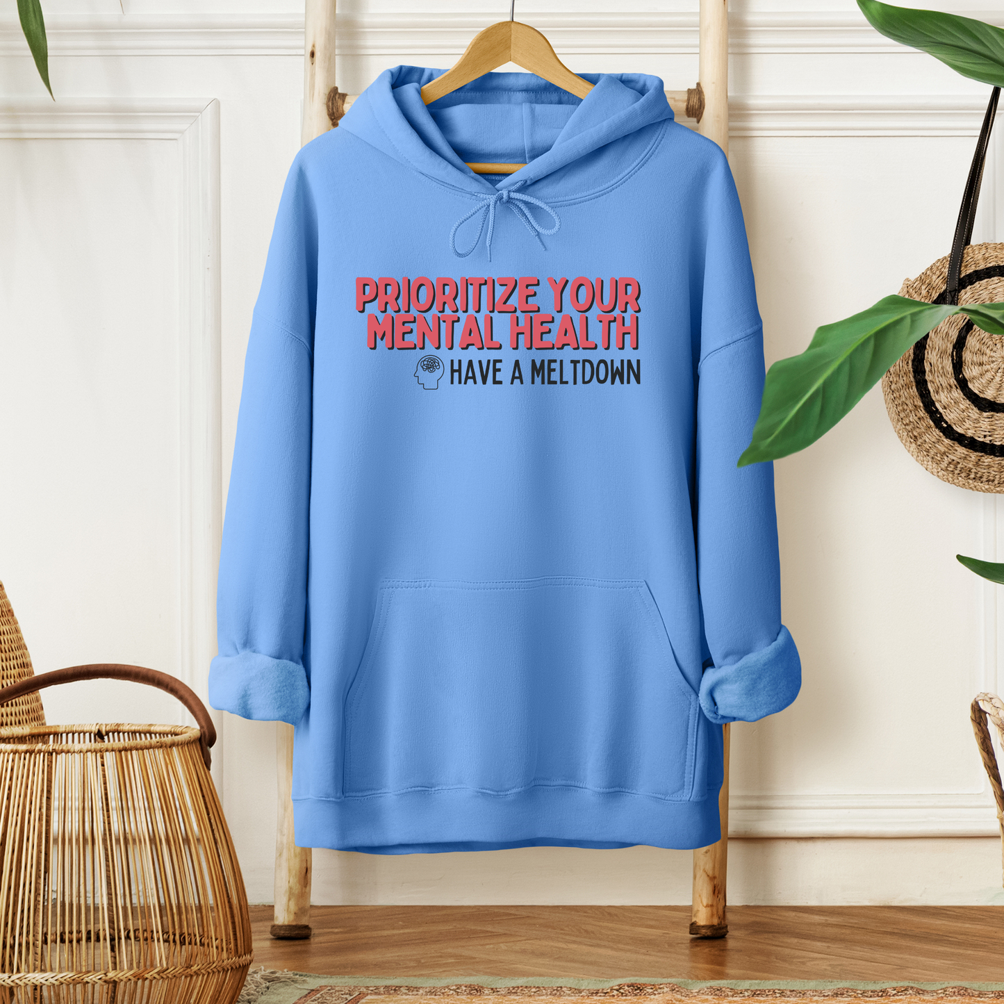 Prioritize Your Mental Health™ | Graphic Hoodie