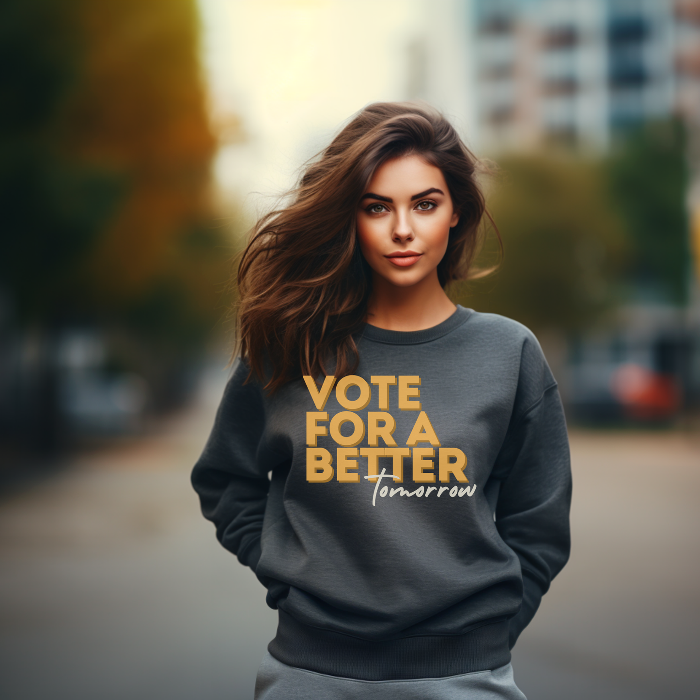 Vote For A Better Tomorrow™ | Graphic Sweatshirt