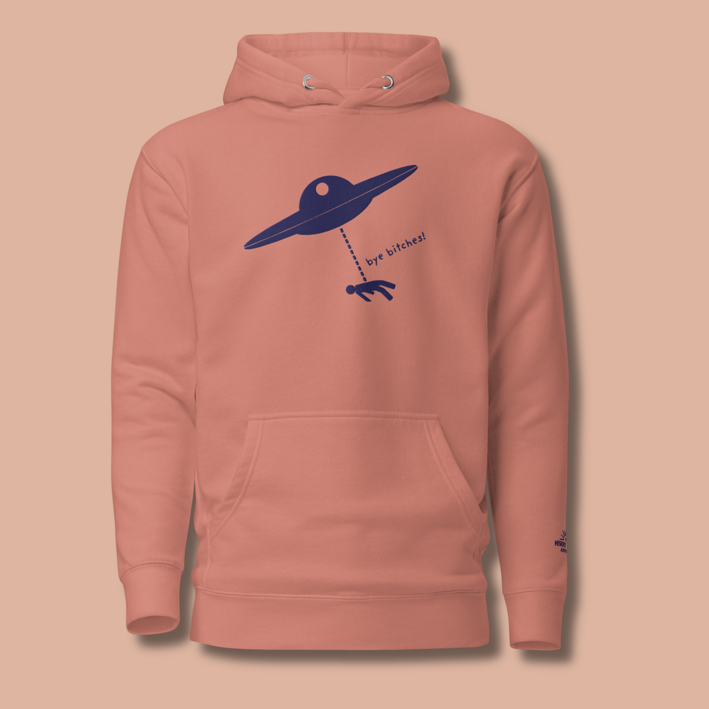 I Rather Get Abducted By Aliens™ Premium Embroidered Hoodie