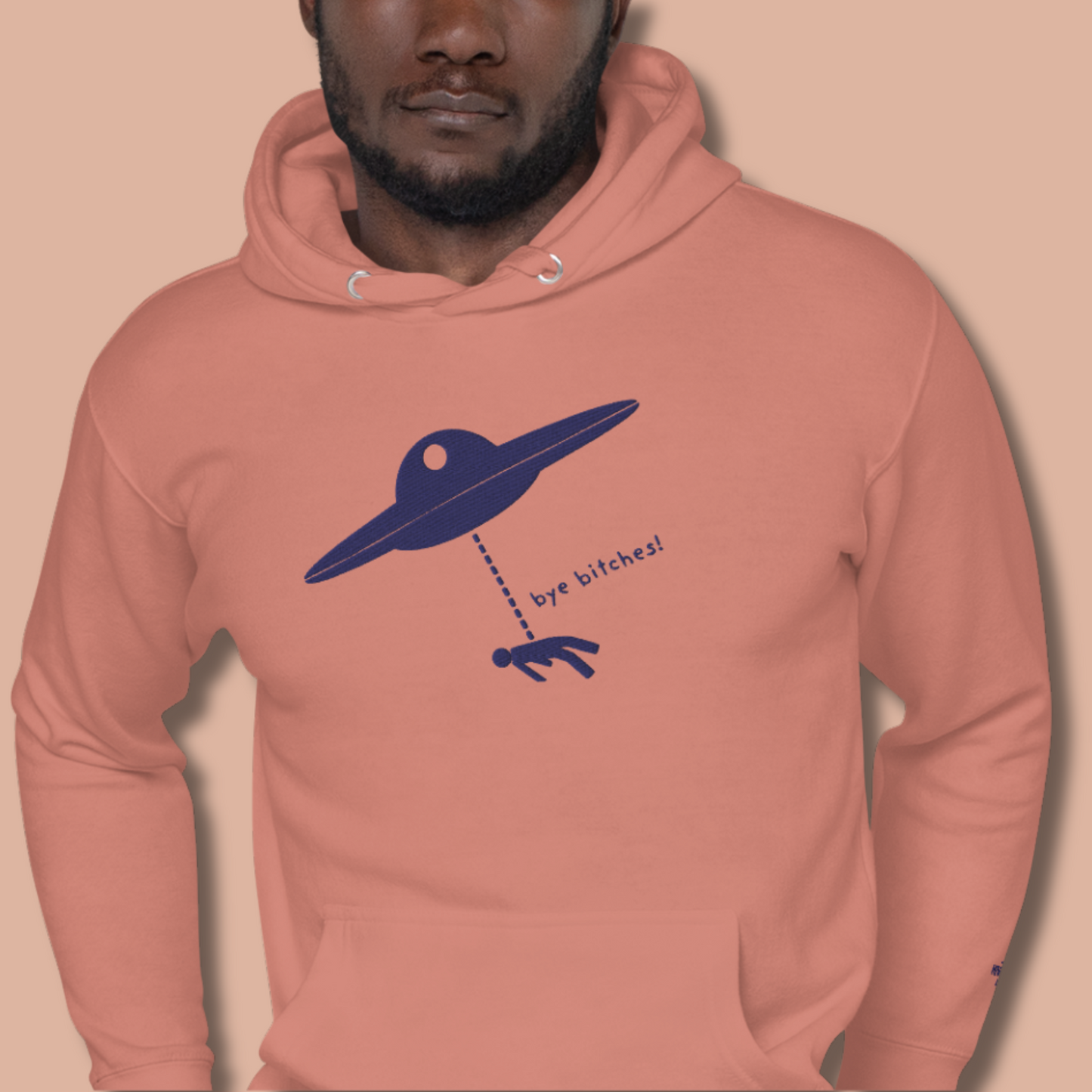 I Rather Get Abducted By Aliens™ Premium Embroidered Hoodie