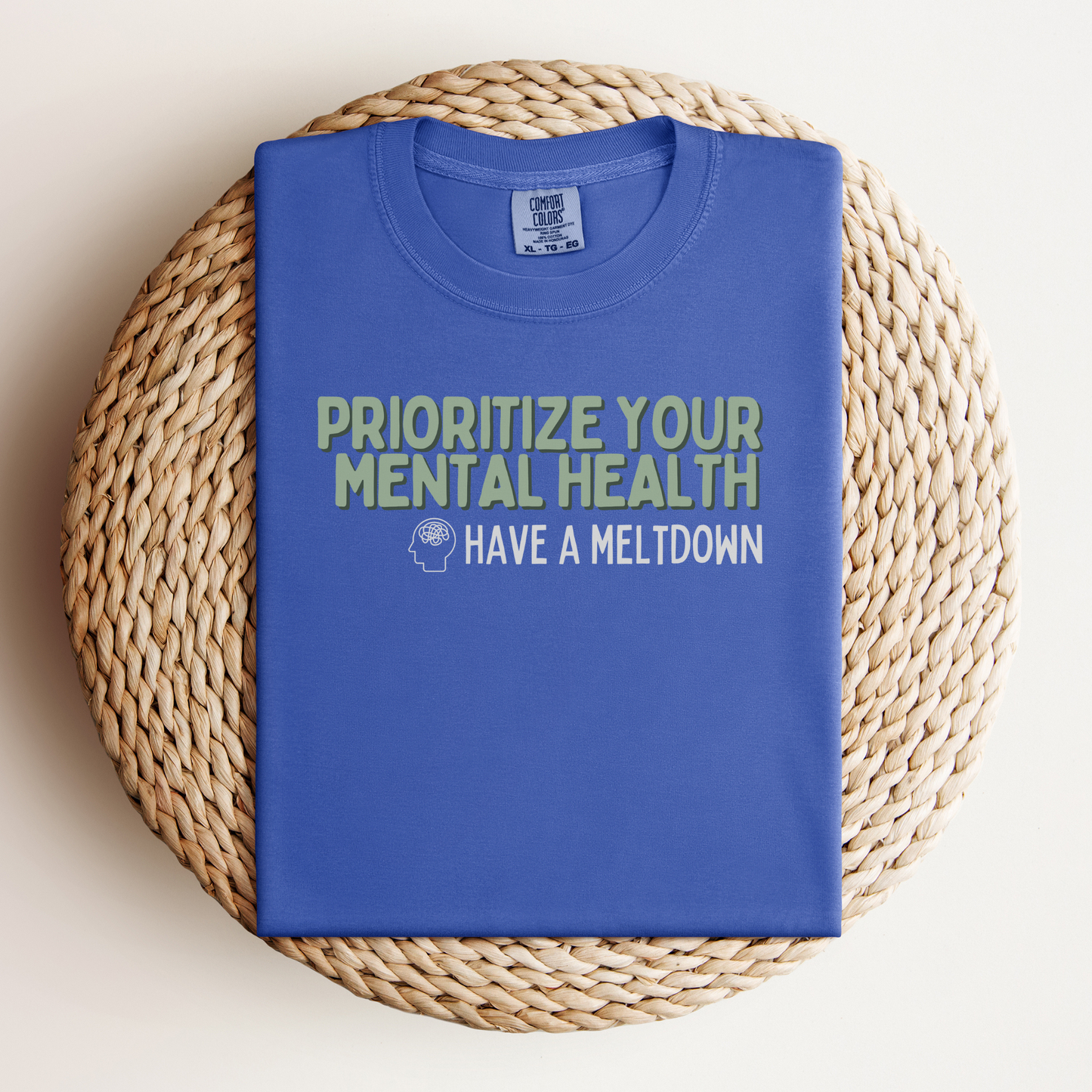 Prioritize Your Mental Health™ | Heavyweight Graphic Tee