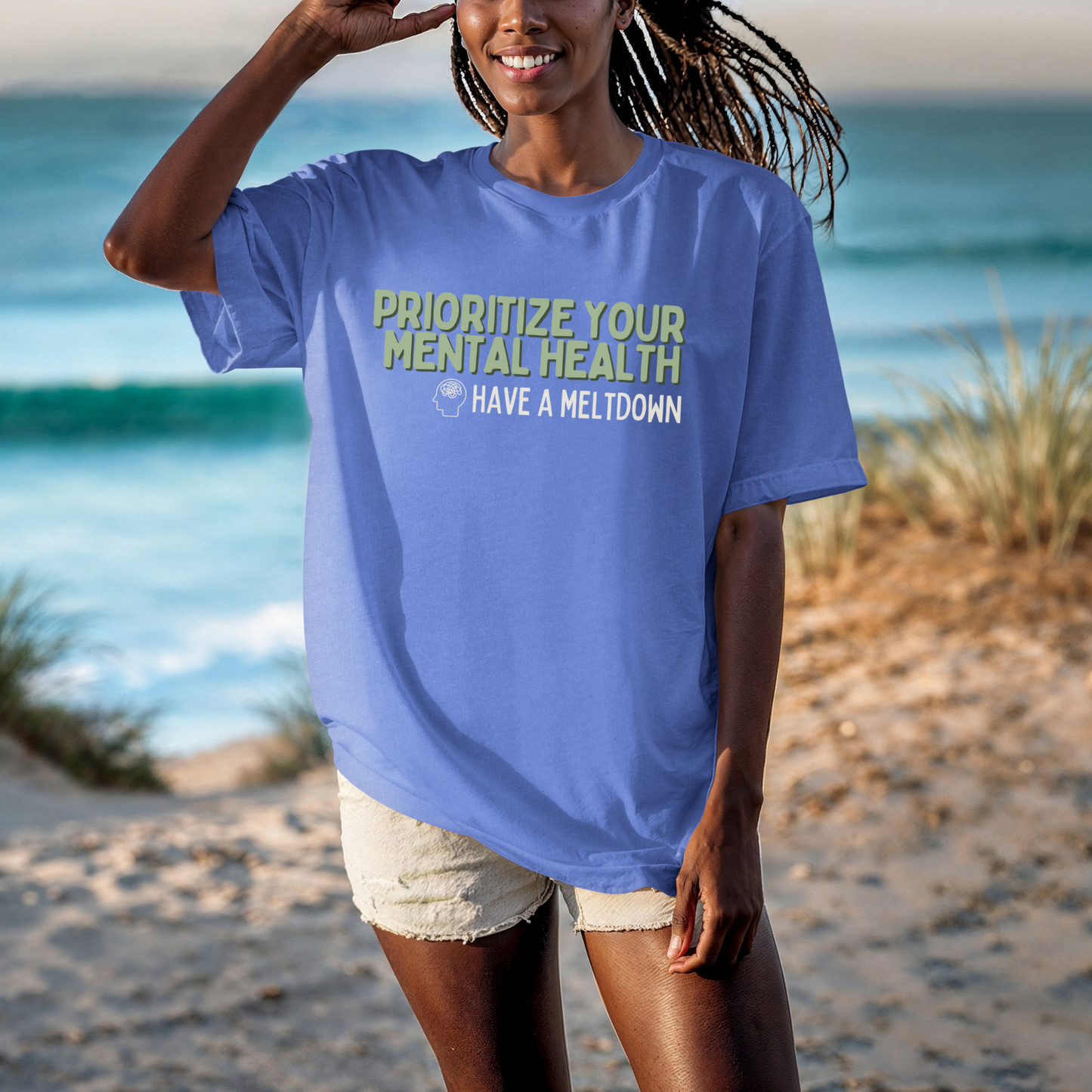 Prioritize Your Mental Health™ | Heavyweight Graphic Tee