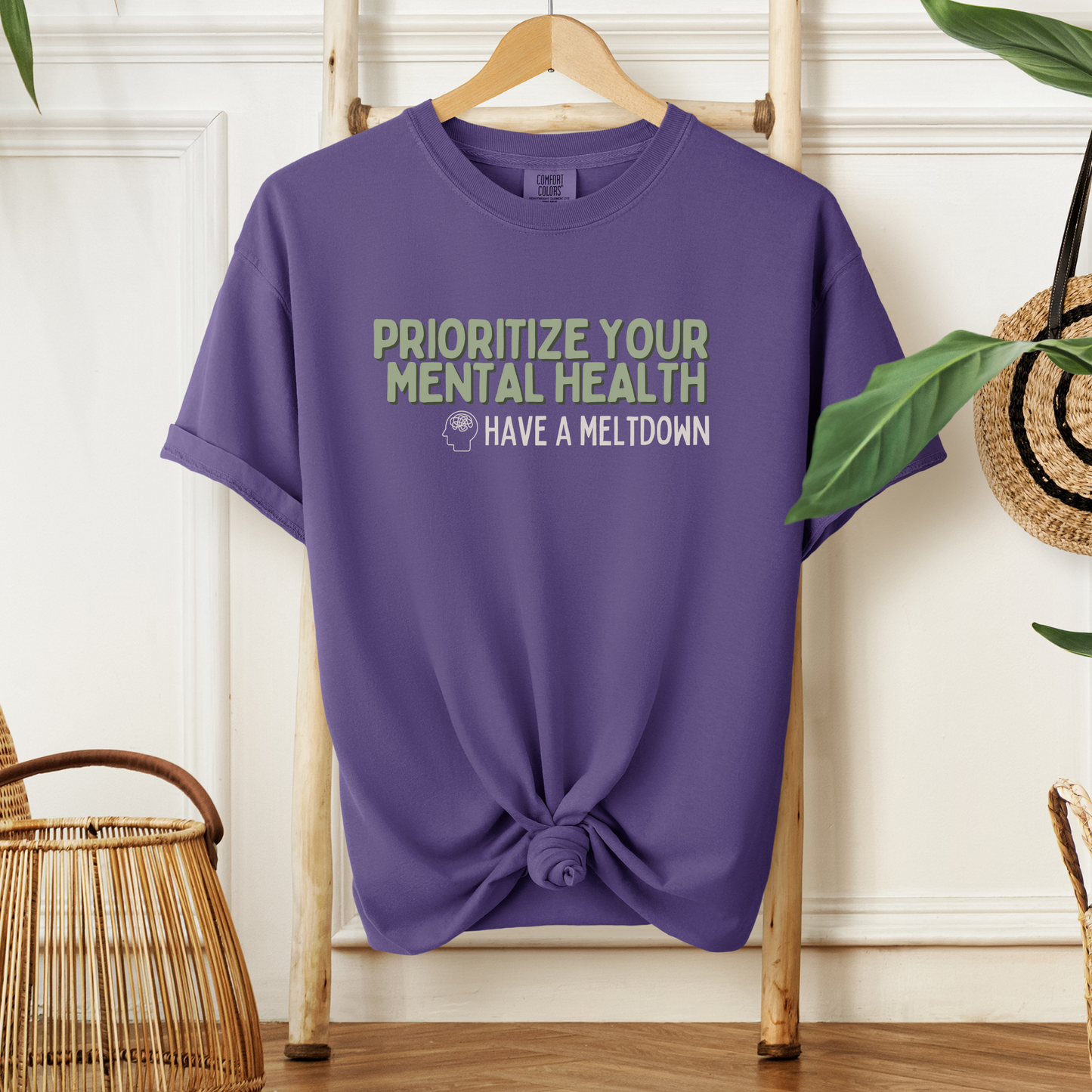 Prioritize Your Mental Health™ | Heavyweight Graphic Tee