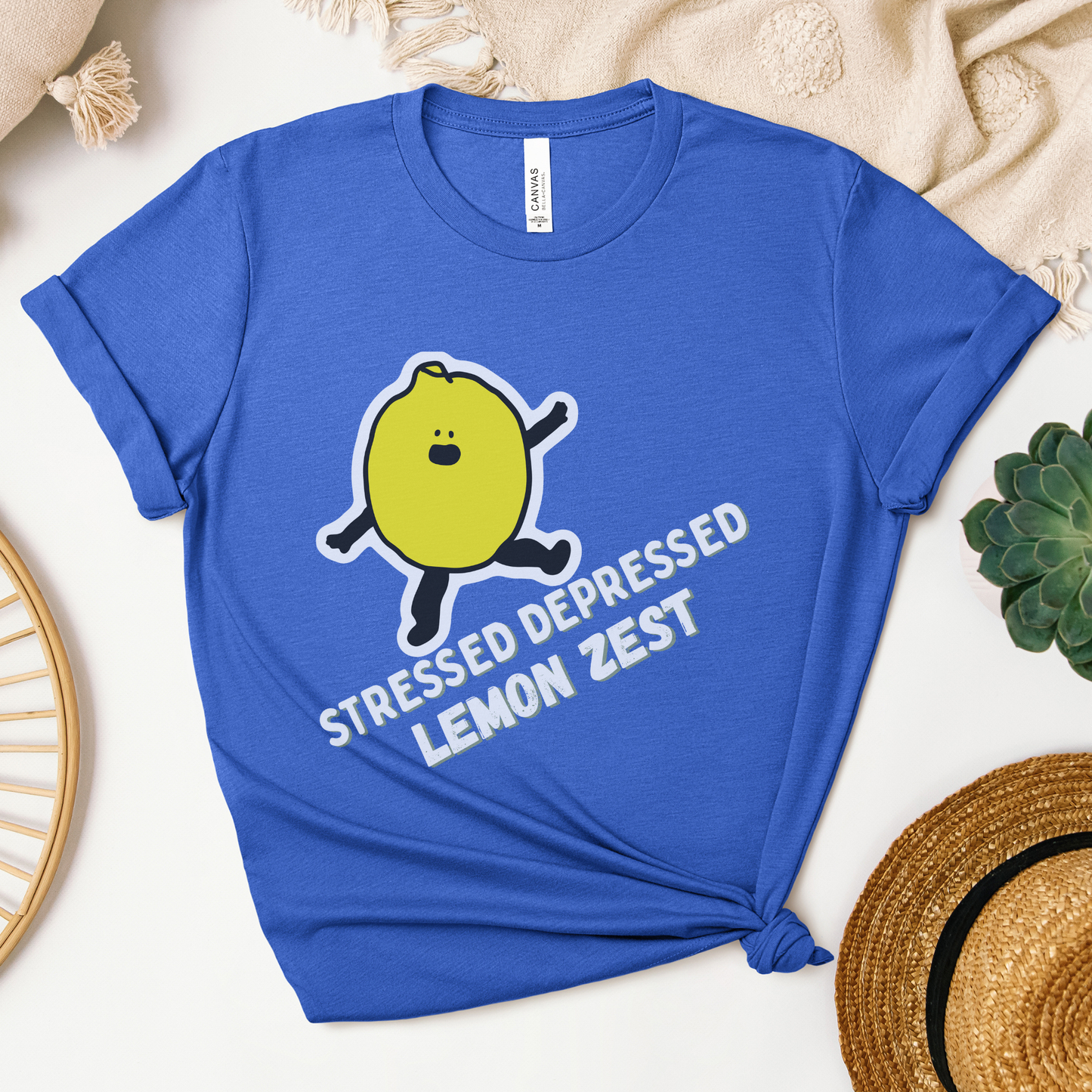 Stressed Depressed Lemon Zest™ | Staple Graphic Tee