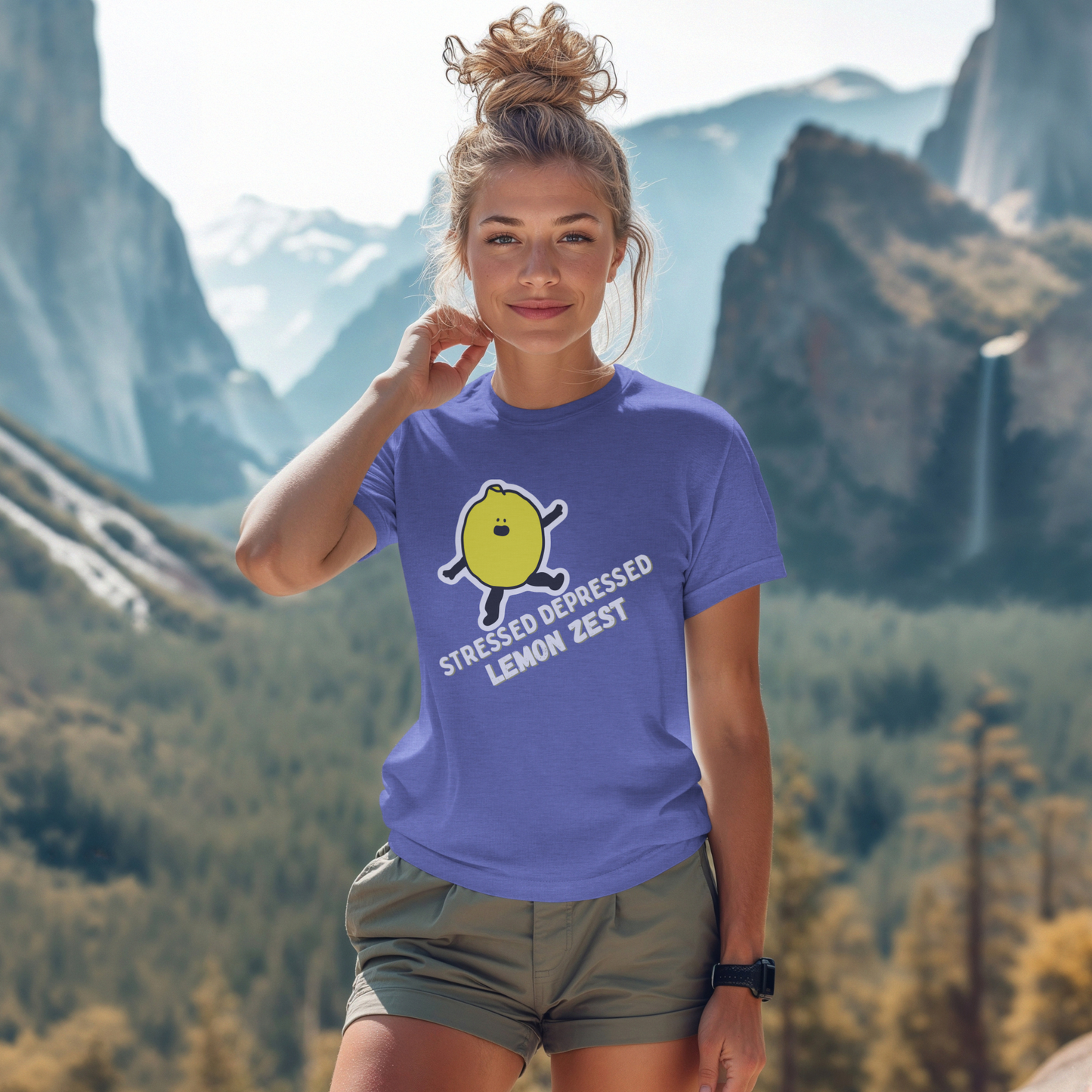 Stressed Depressed Lemon Zest™ | Staple Graphic Tee
