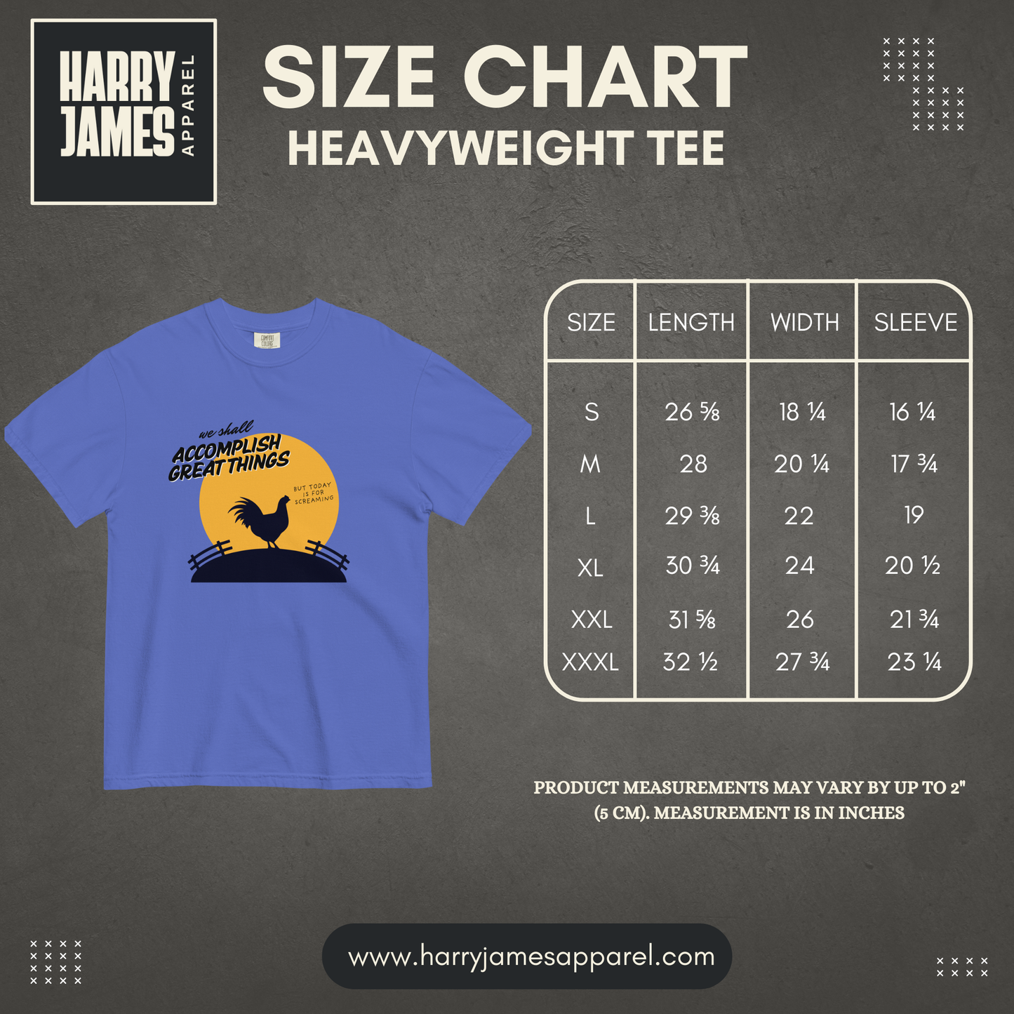 Today is for Screaming™ | Heavyweight Graphic Tee