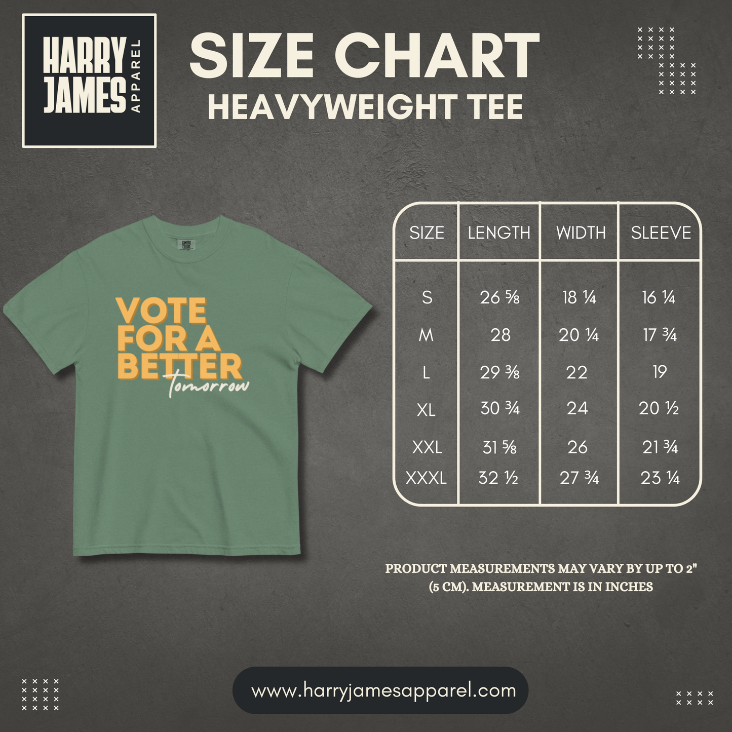 Vote For A Better Tomorrow™ | Heavyweight Graphic Tee