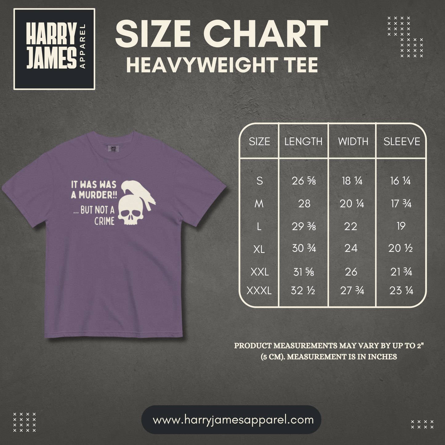 Murder of Crows™ | Heavyweight Graphic Tee
