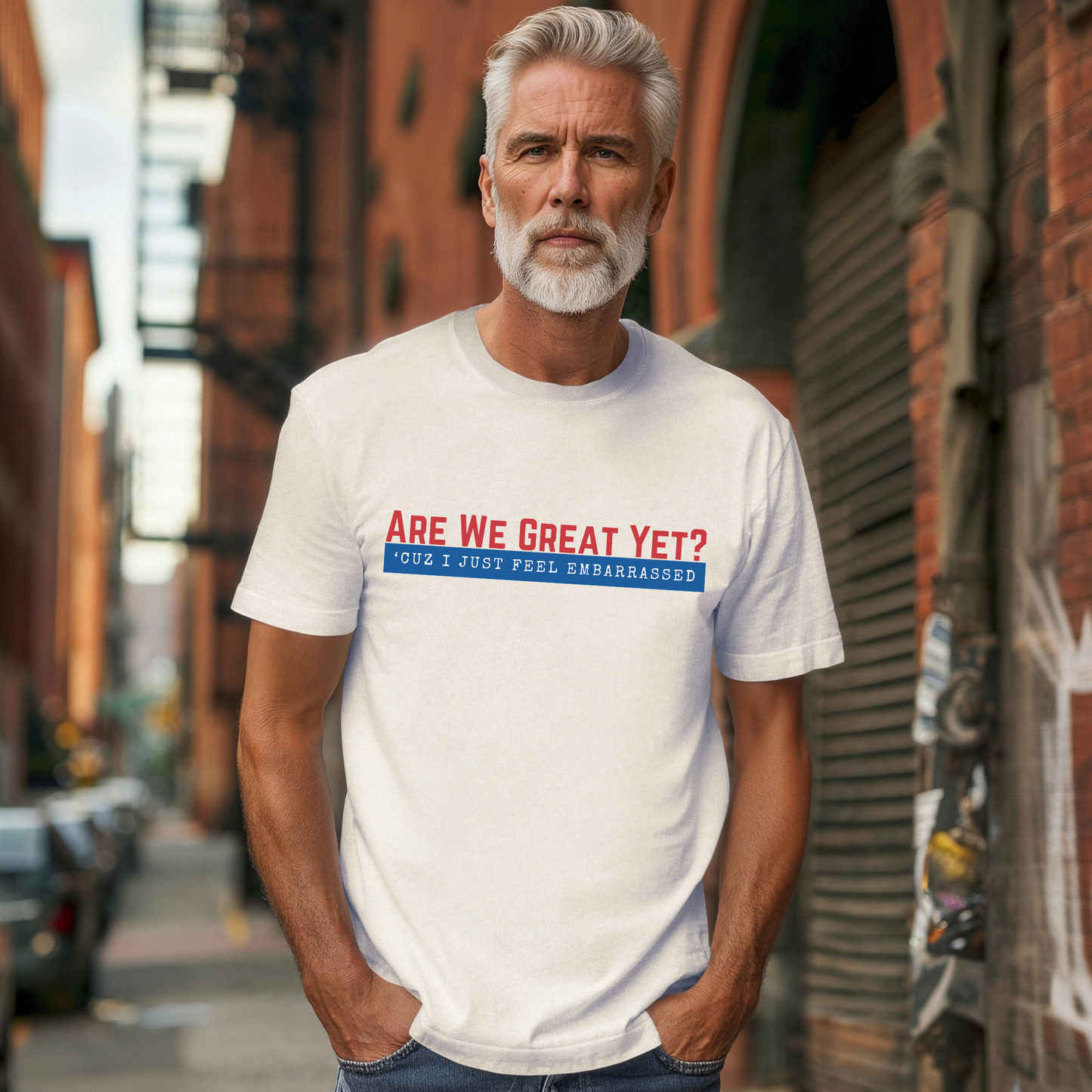 Are We Great Yet?™ | Heavyweight Graphic Tee