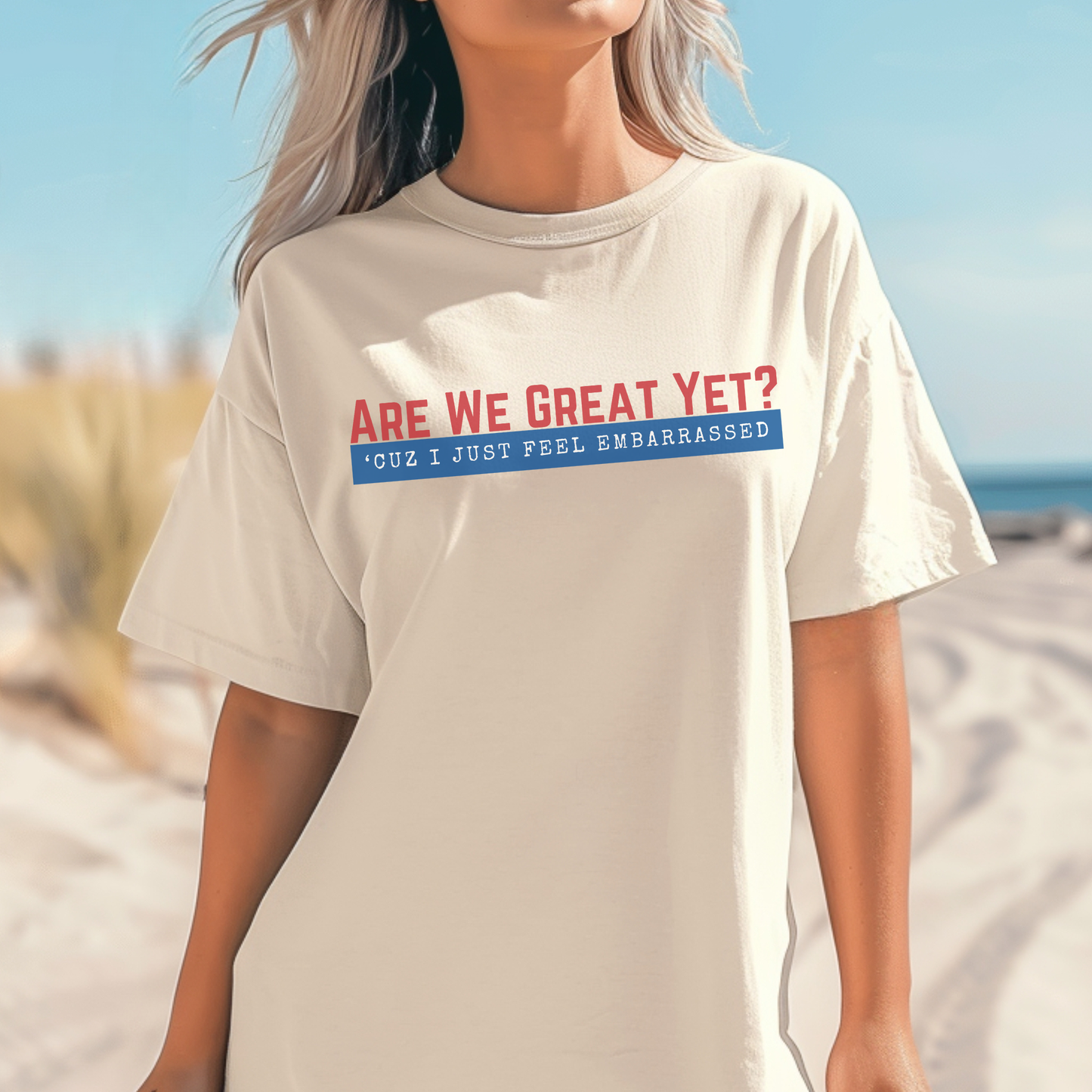 Are We Great Yet?™ | Heavyweight Graphic Tee