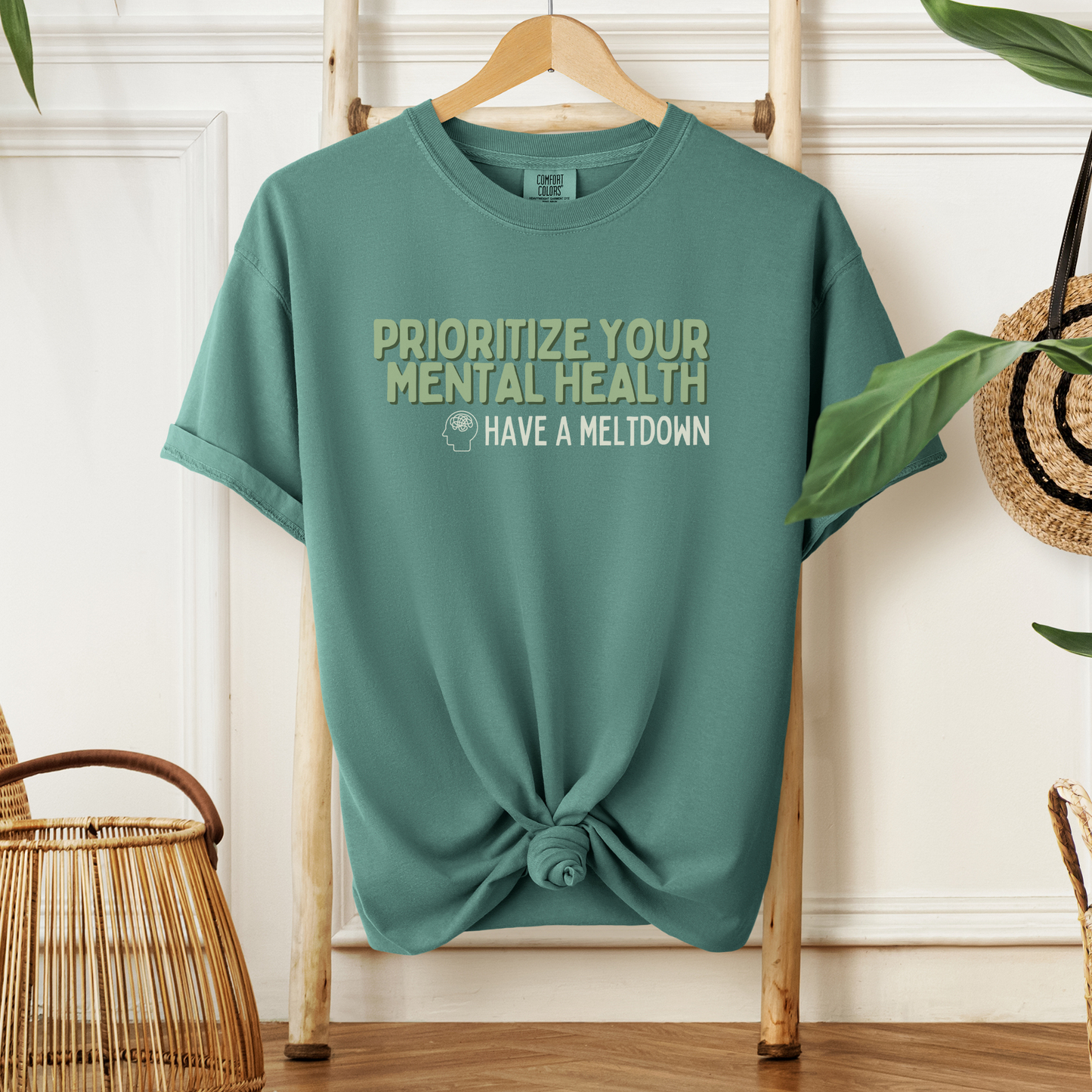 Prioritize Your Mental Health™ | Heavyweight Graphic Tee