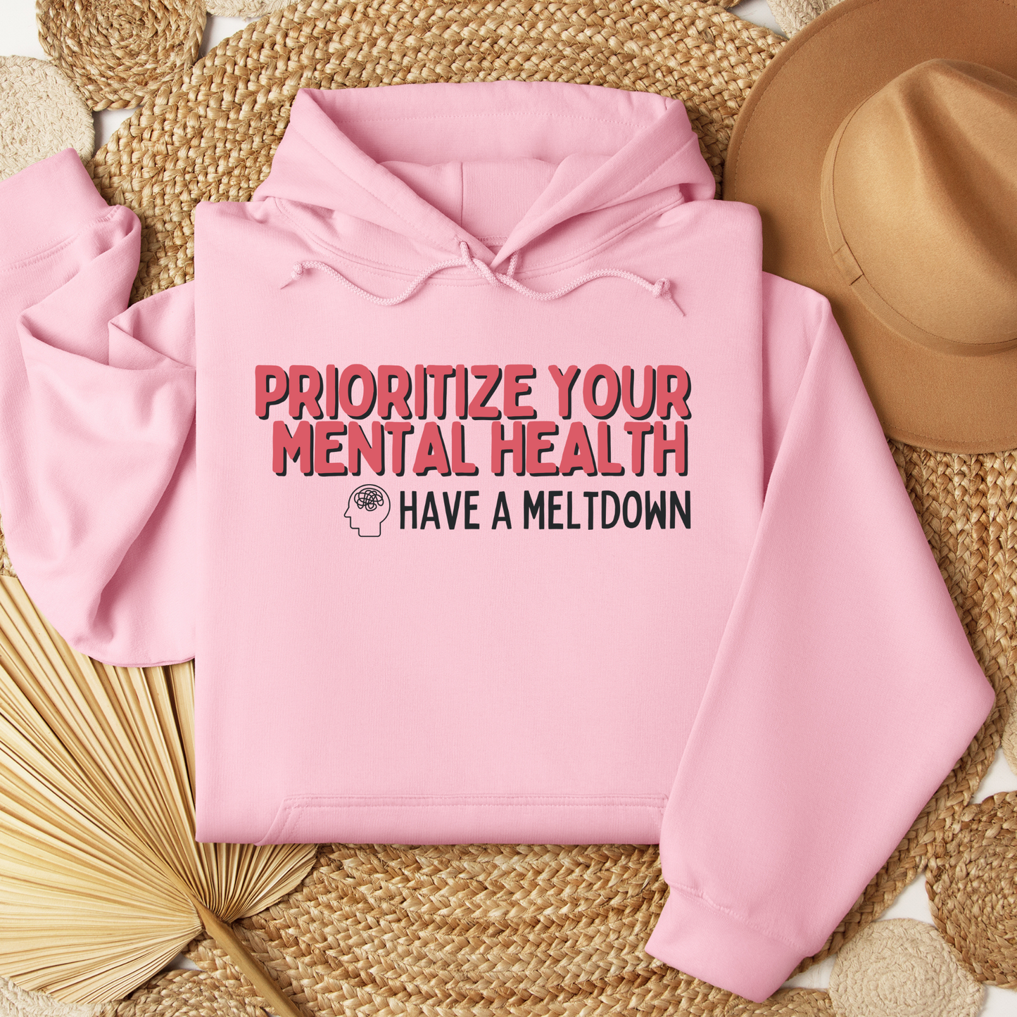 Prioritize Your Mental Health™ | Graphic Hoodie