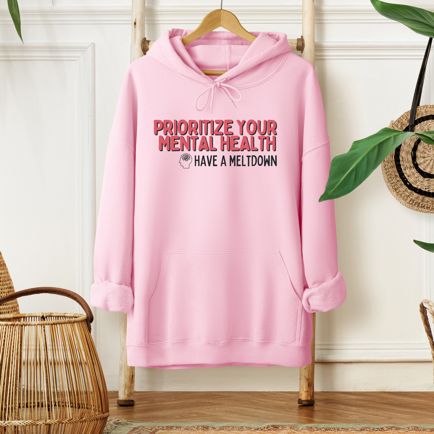 Prioritize Your Mental Health™ | Graphic Hoodie