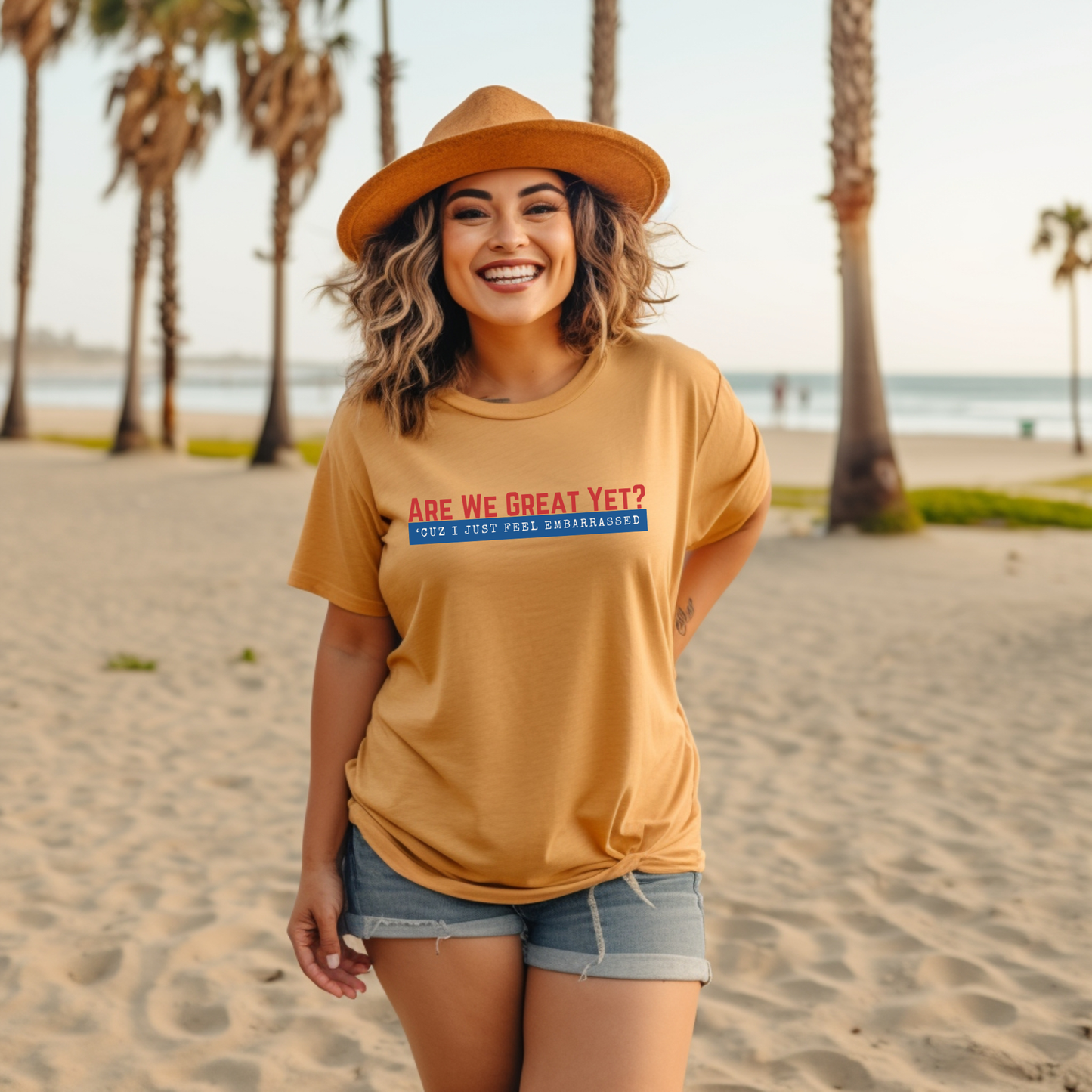 Are We Great Yet?™ | Heavyweight Graphic Tee