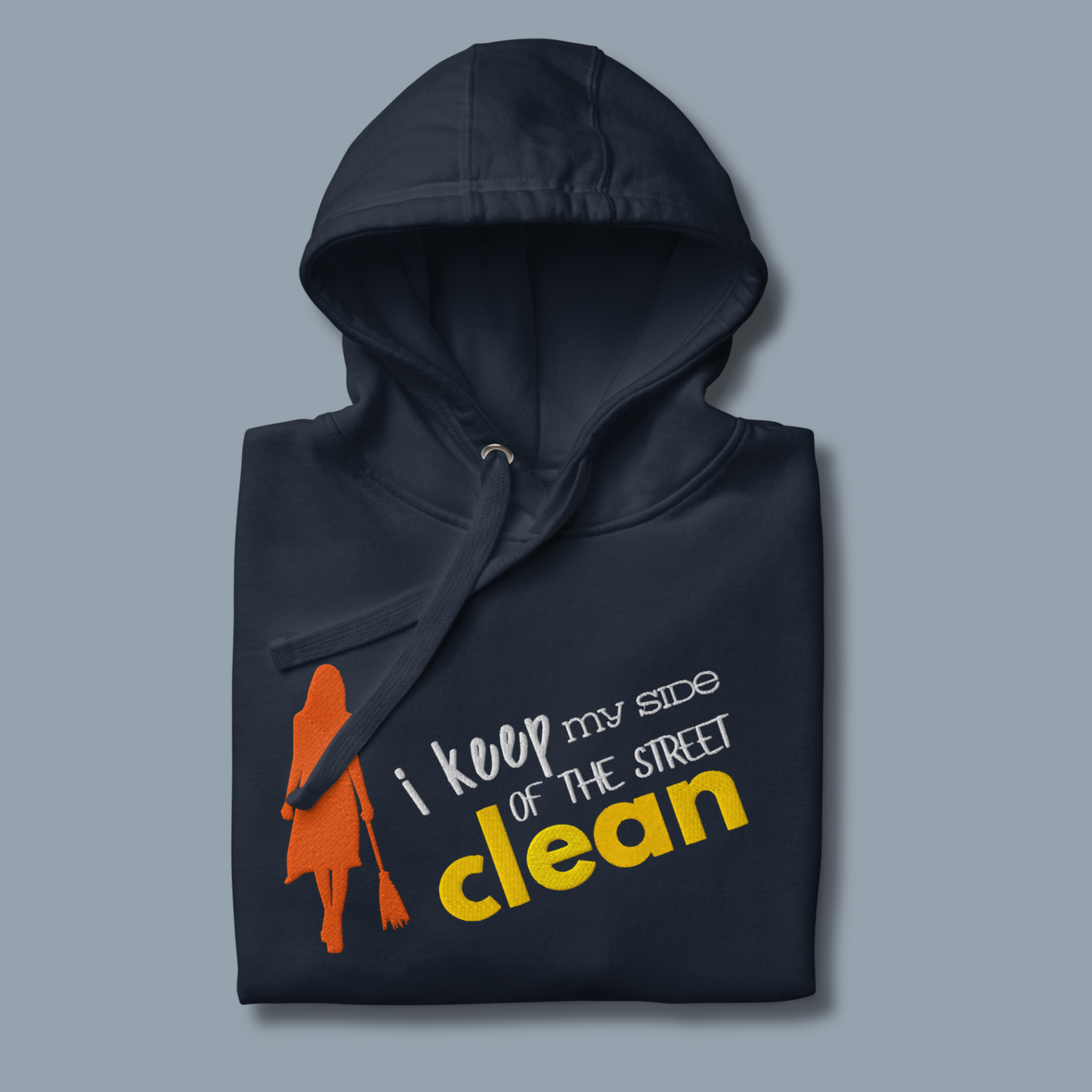 I Keep My Side Clean™ | Premium Embroidered Hoodie