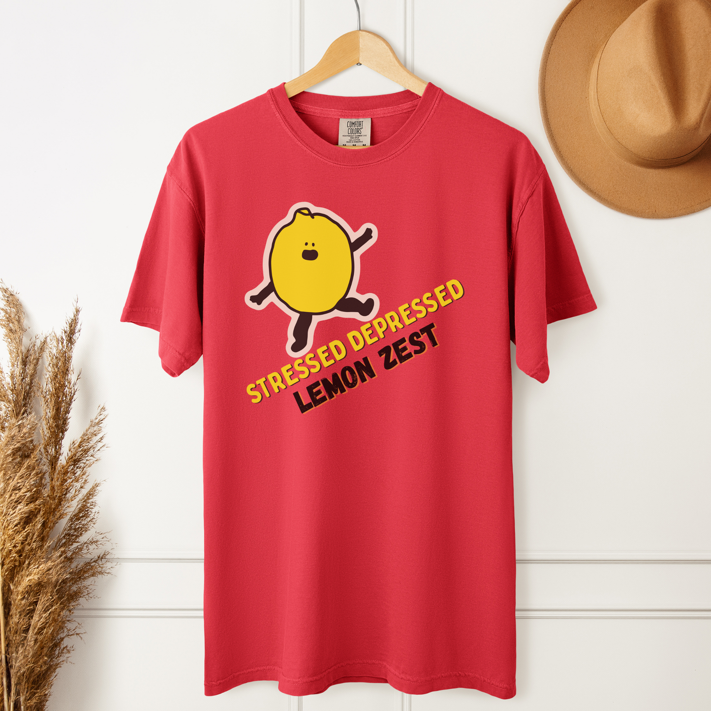 Stressed Depressed Lemon Zest™ | Heavyweight Graphic Tee