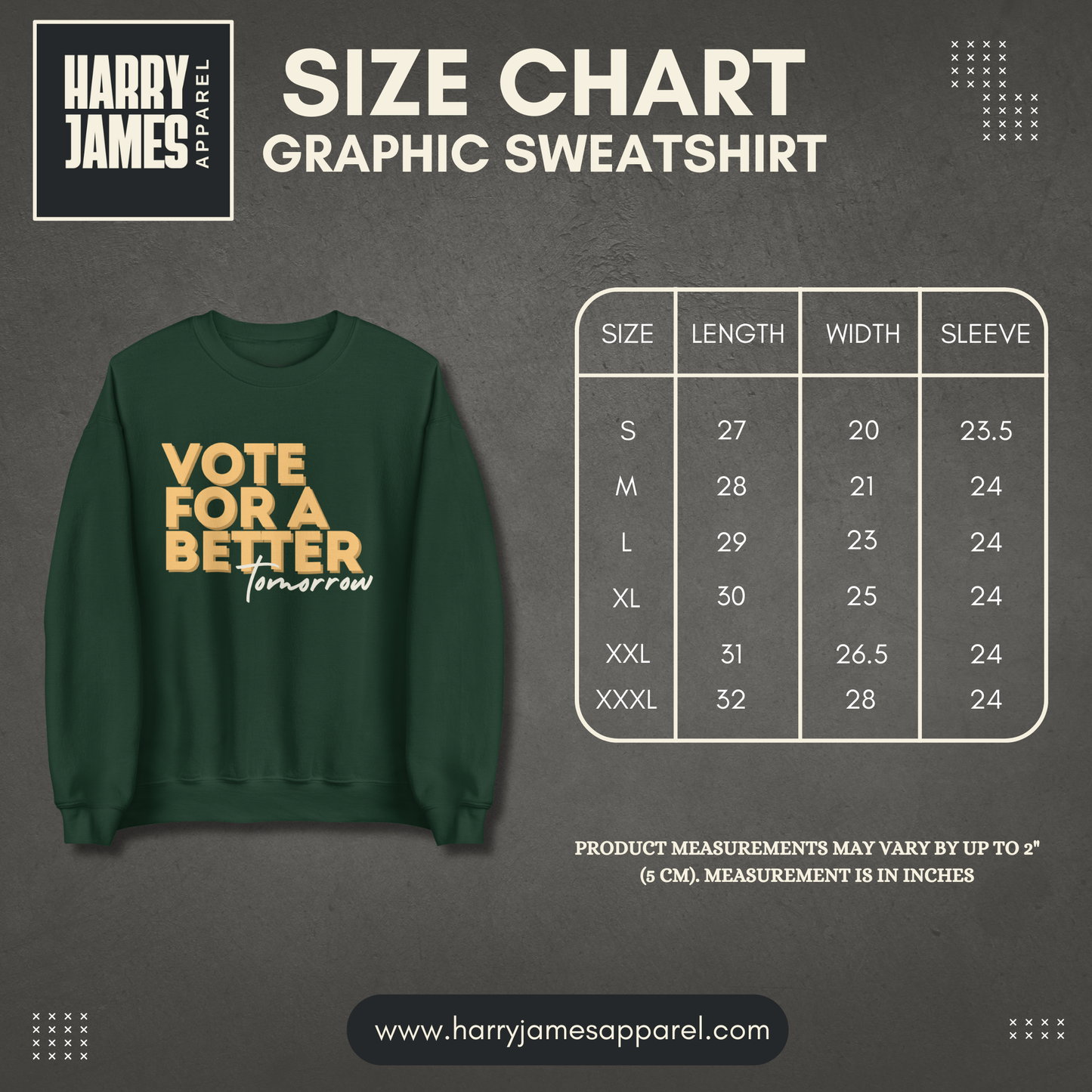 Vote For A Better Tomorrow™ | Graphic Sweatshirt