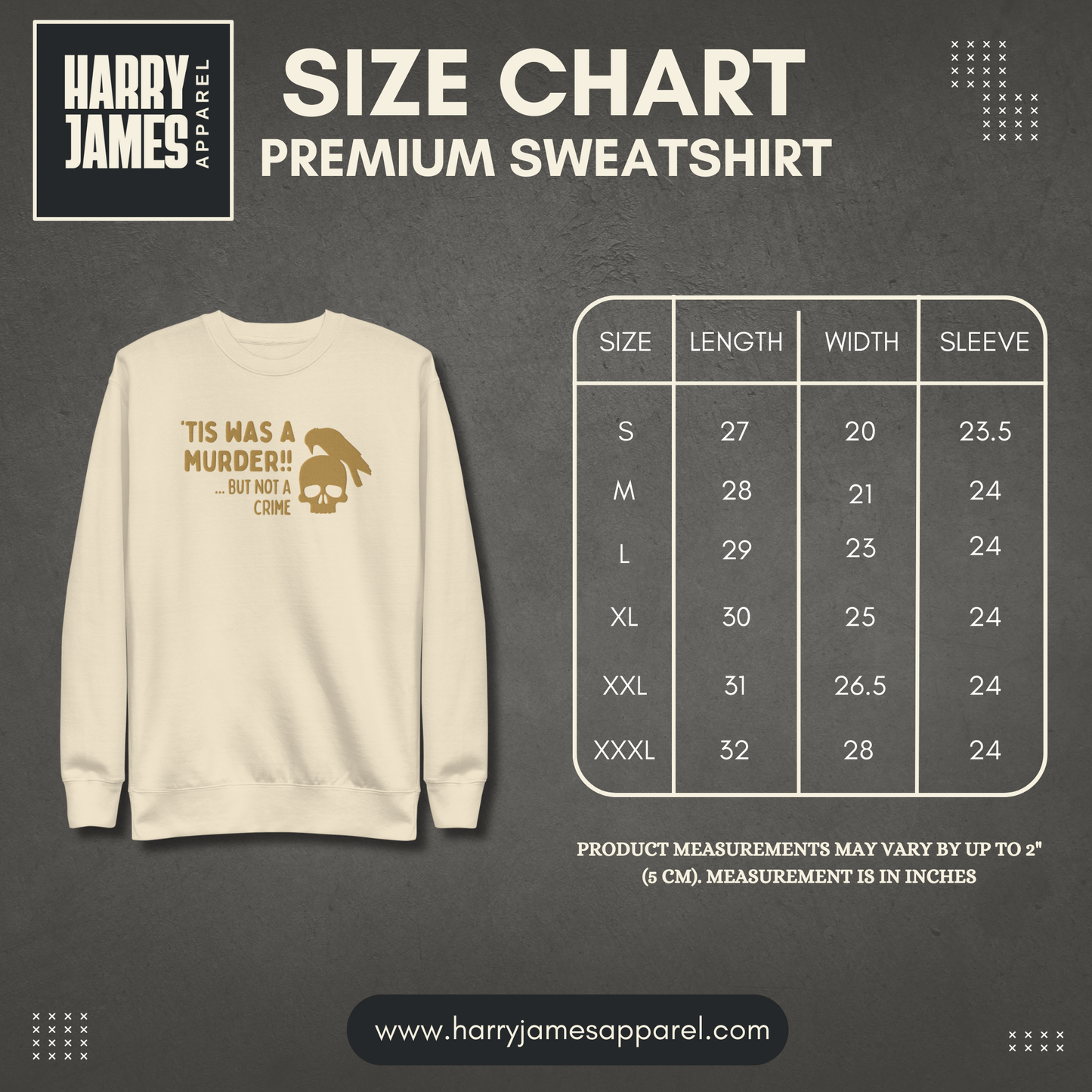 Murder of Crows™ | Premium Embroidered Sweatshirt