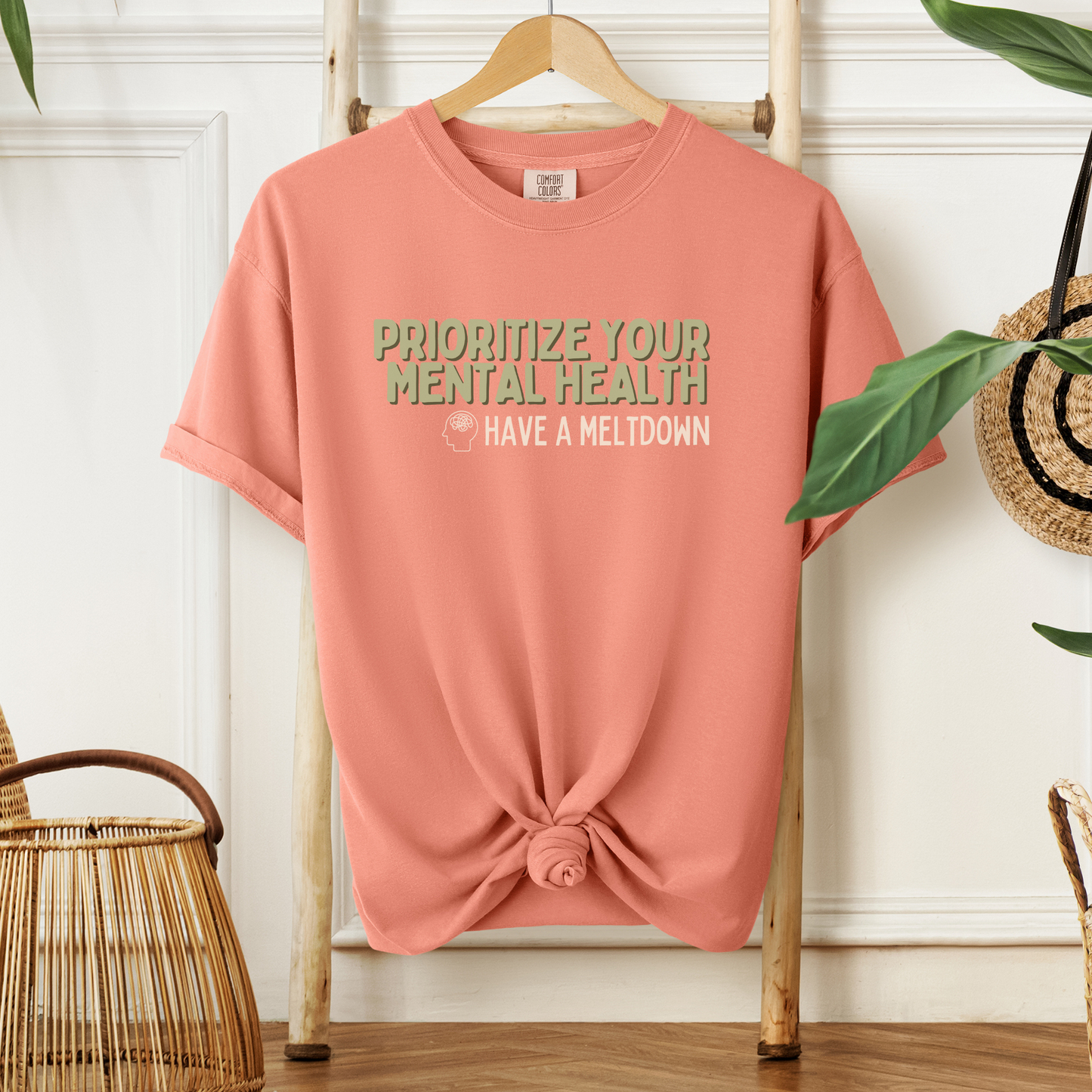 Prioritize Your Mental Health™ | Heavyweight Graphic Tee