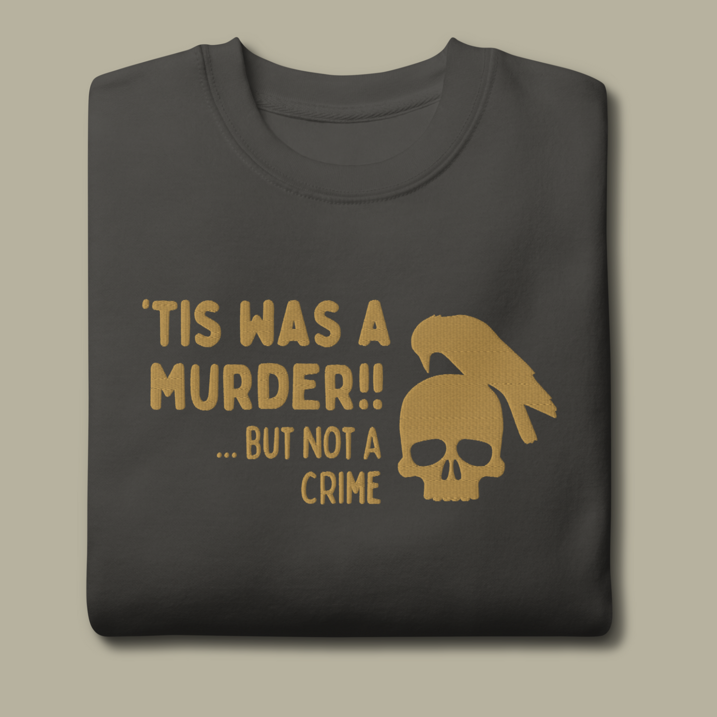 Murder of Crows™ | Premium Embroidered Sweatshirt