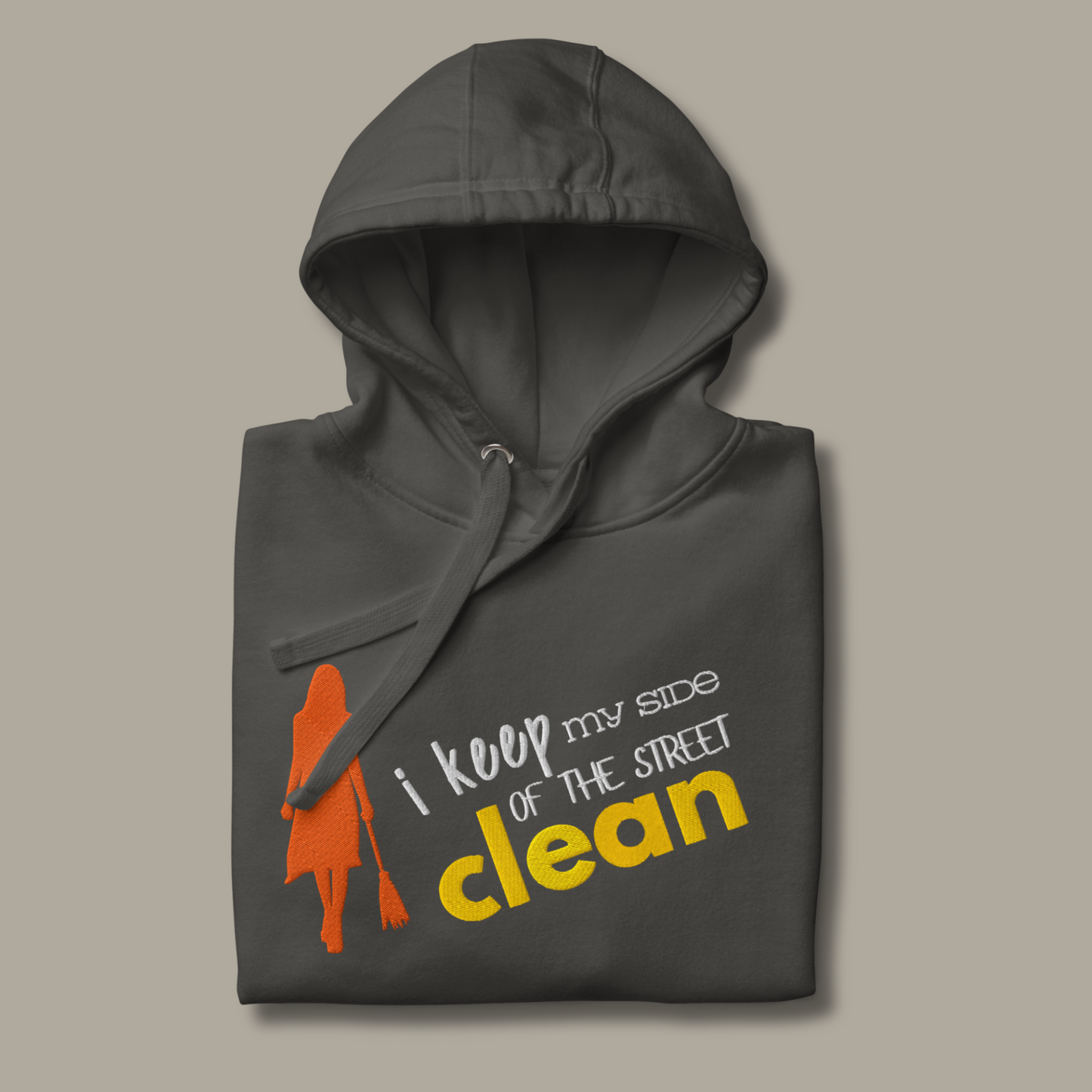 I Keep My Side Clean™ | Premium Embroidered Hoodie