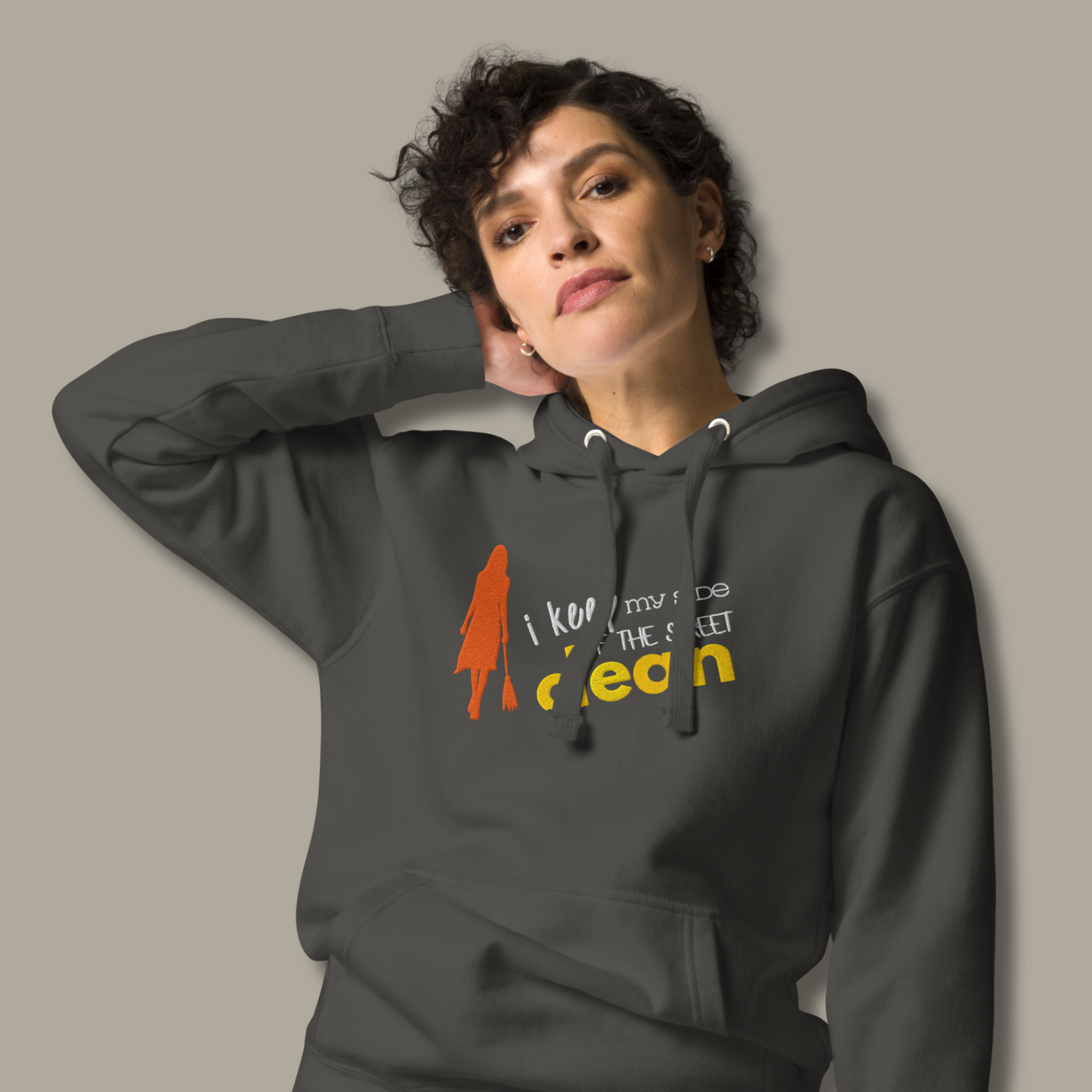 I Keep My Side Clean™ | Premium Embroidered Hoodie