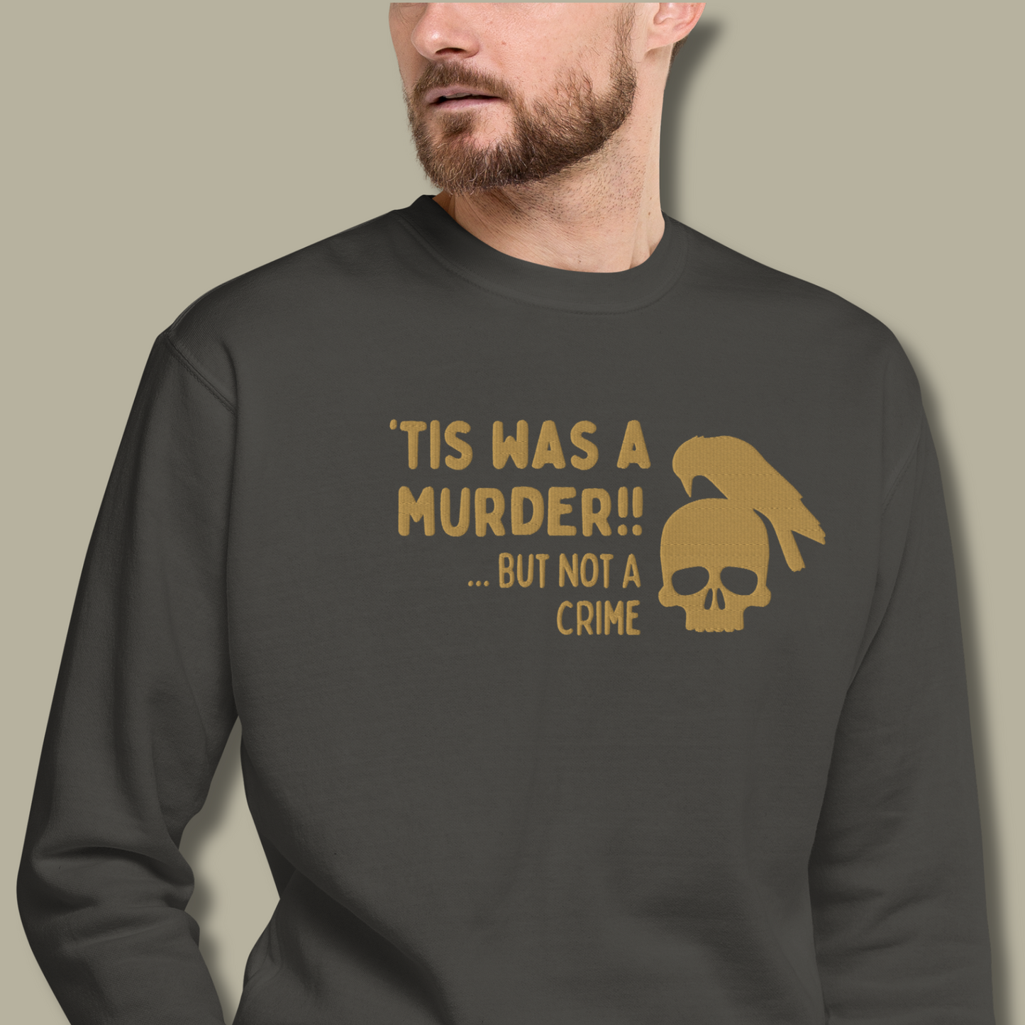 Murder of Crows™ | Premium Embroidered Sweatshirt