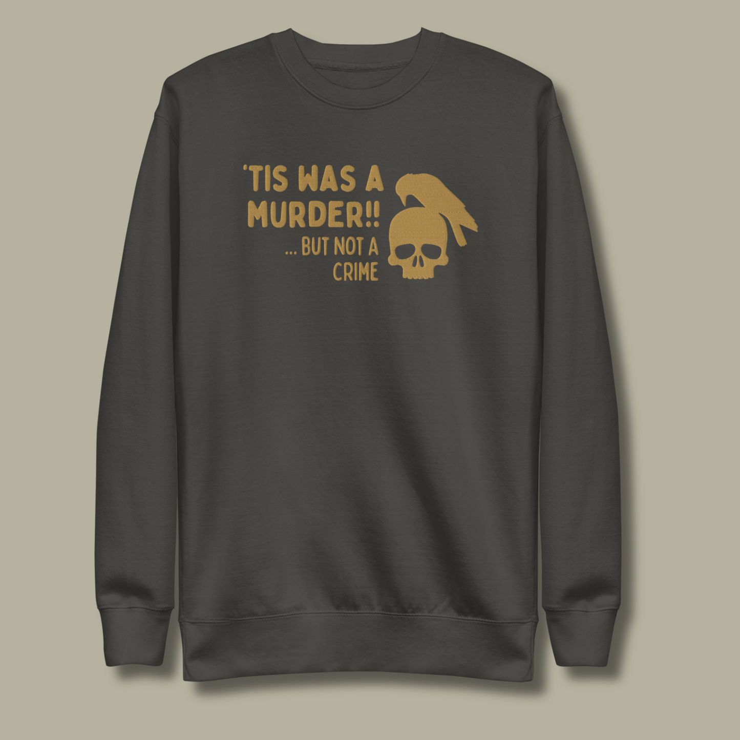 Murder of Crows™ | Premium Embroidered Sweatshirt