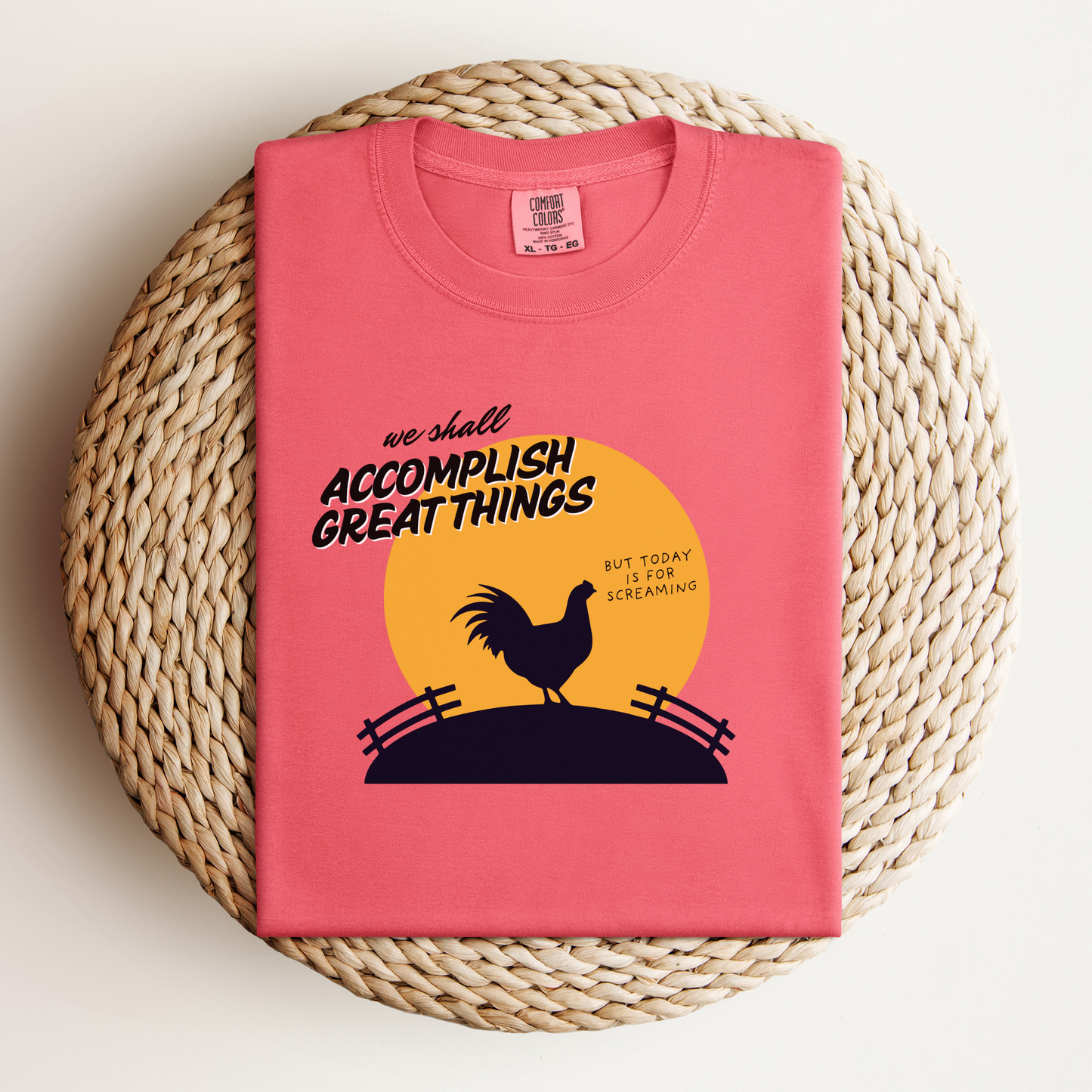 Today is for Screaming™ | Heavyweight Graphic Tee