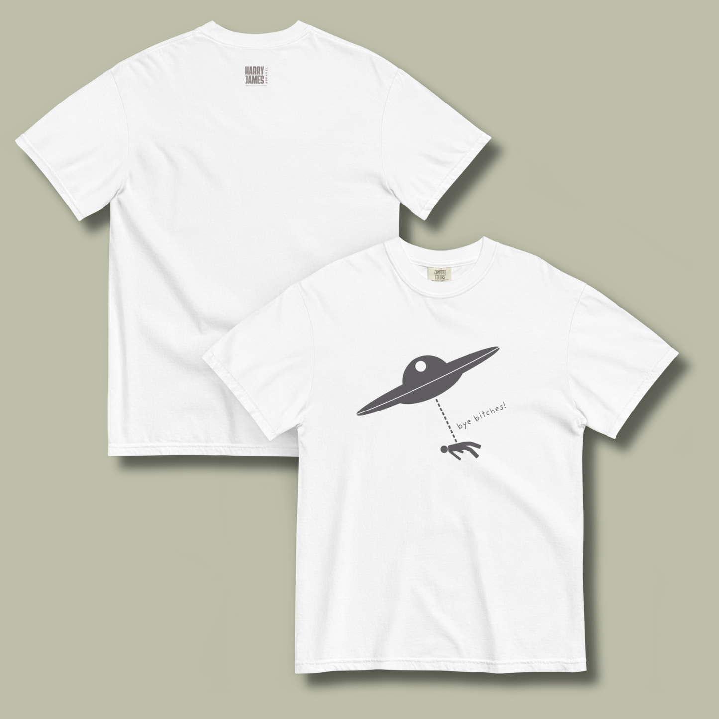 I Rather Get Abducted By Aliens™ Heavyweight Graphic Tee