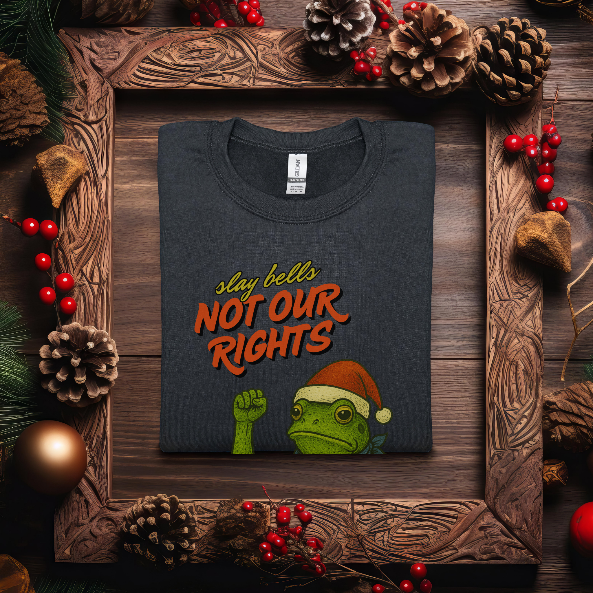 Slay Bells Not My Rights™ | Christmas Crew Sweatshirt