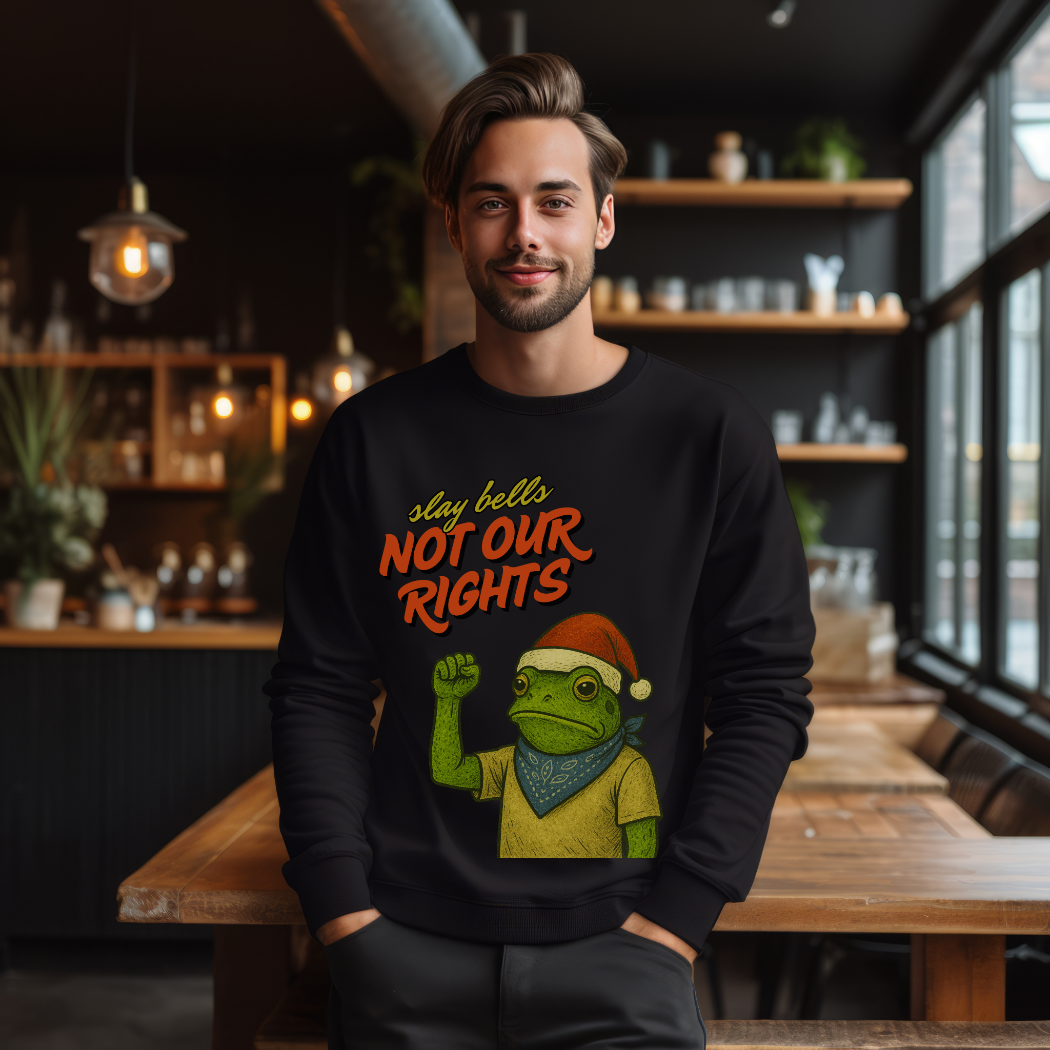 Slay Bells Not My Rights™ | Christmas Crew Sweatshirt