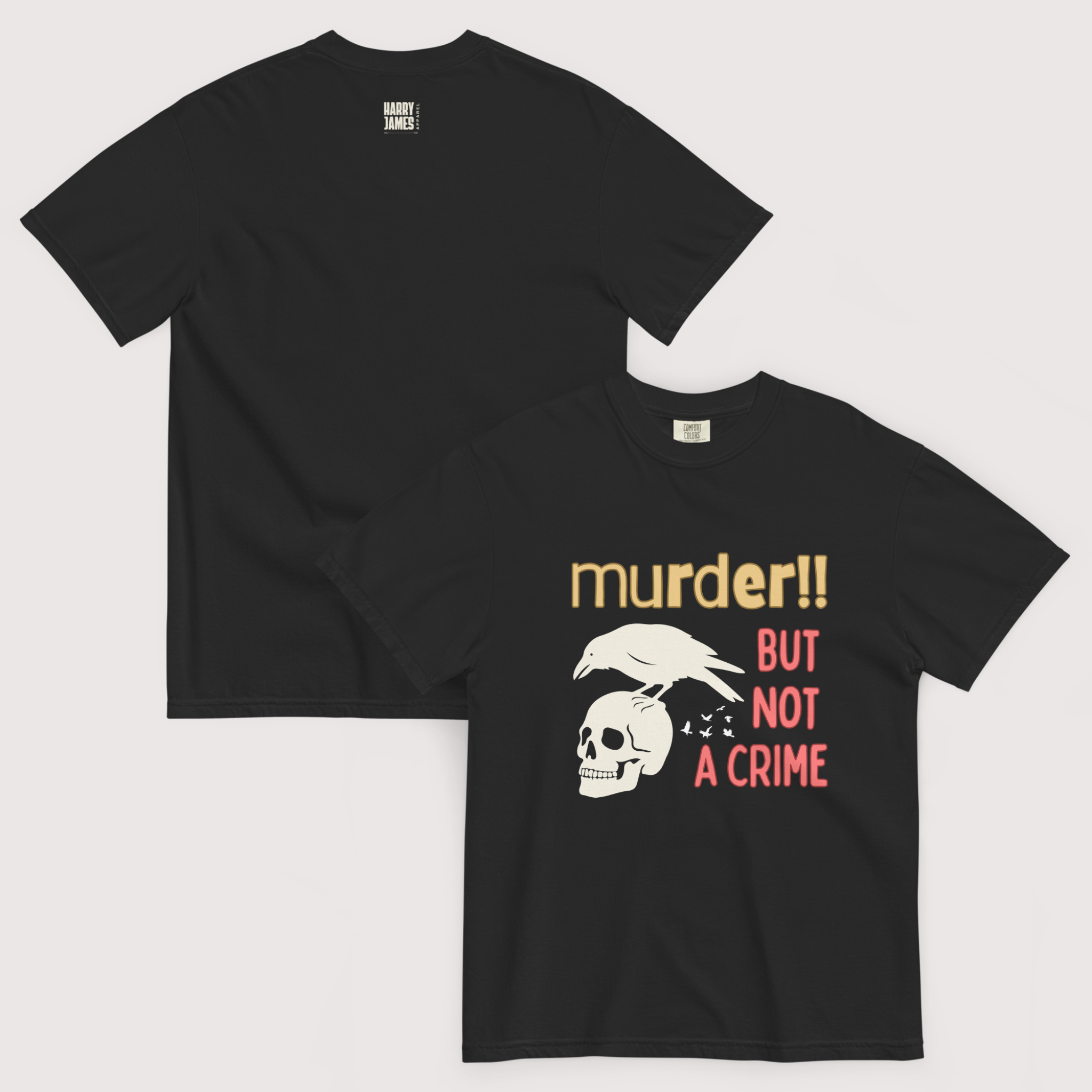 Murder of Crows™ | Heavyweight Graphic Tee