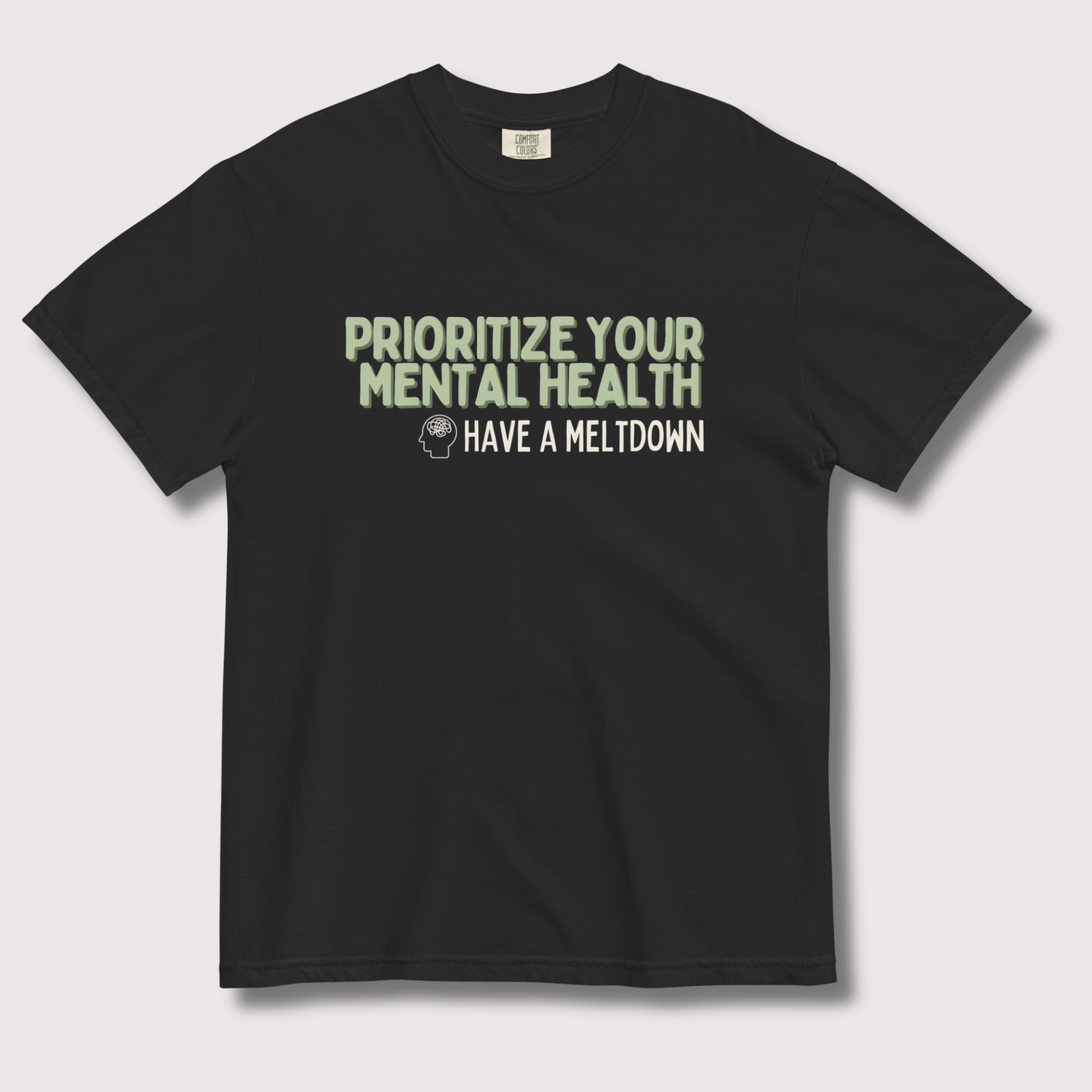 Prioritize Your Mental Health™ | Heavyweight Graphic Tee