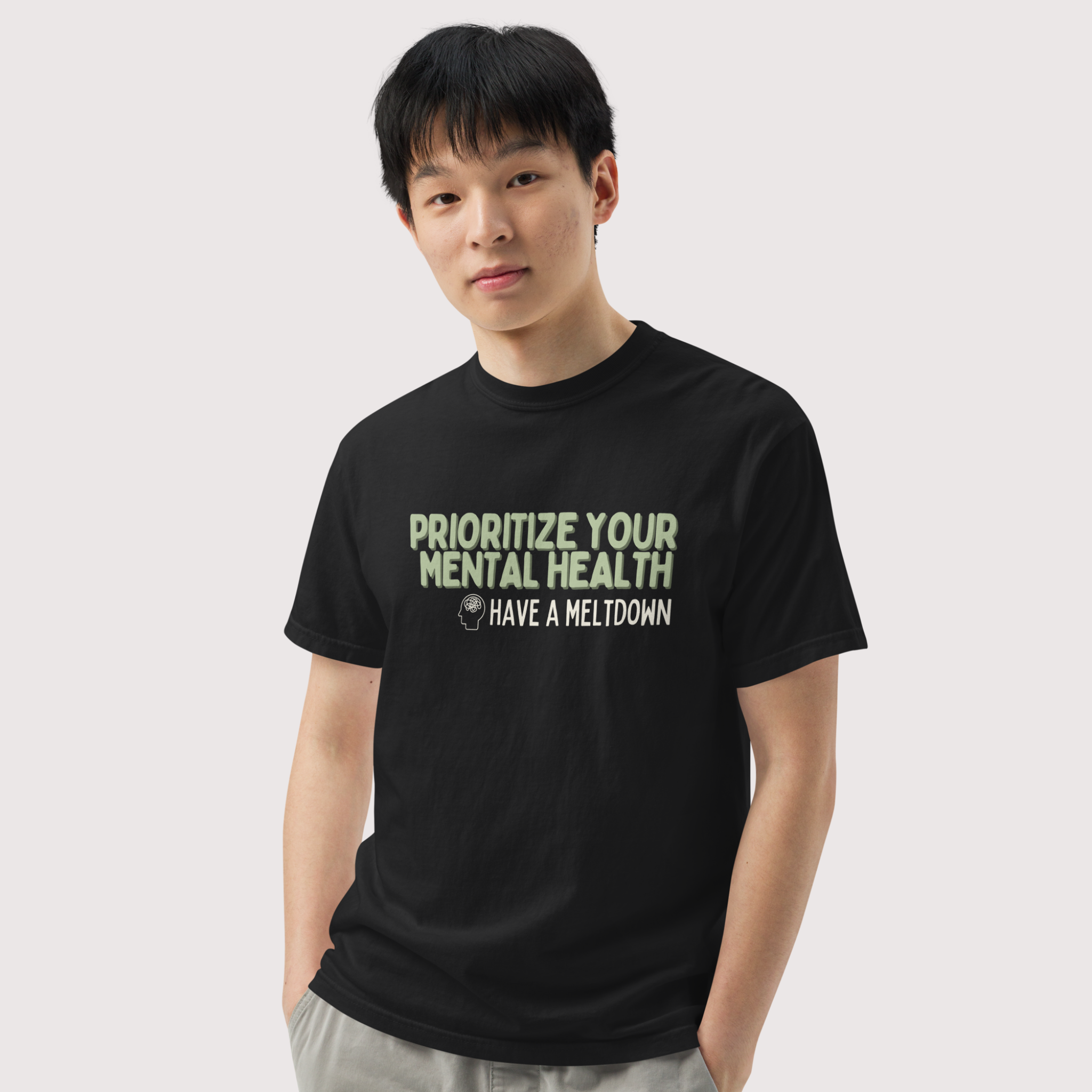 Prioritize Your Mental Health™ | Heavyweight Graphic Tee