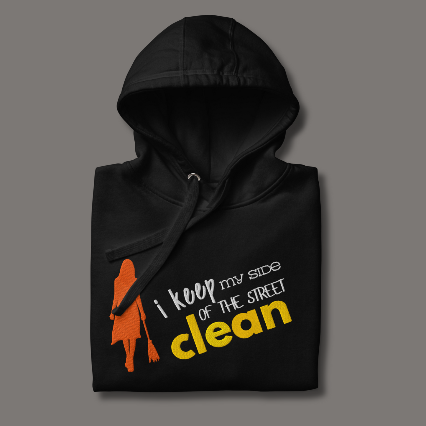 I Keep My Side Clean™ | Premium Embroidered Hoodie