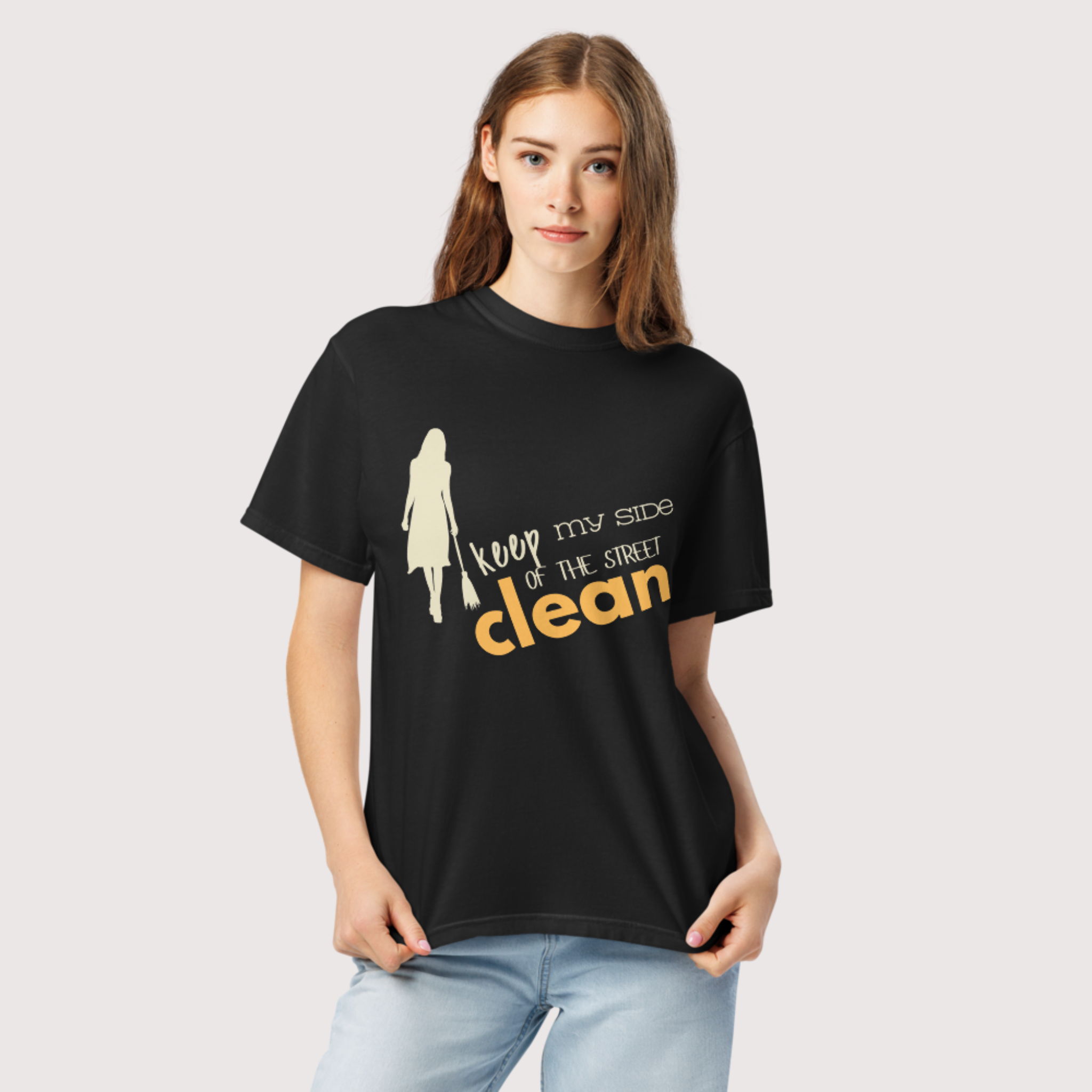 Keep My Side Clean™ | Heavyweight Graphic Tee